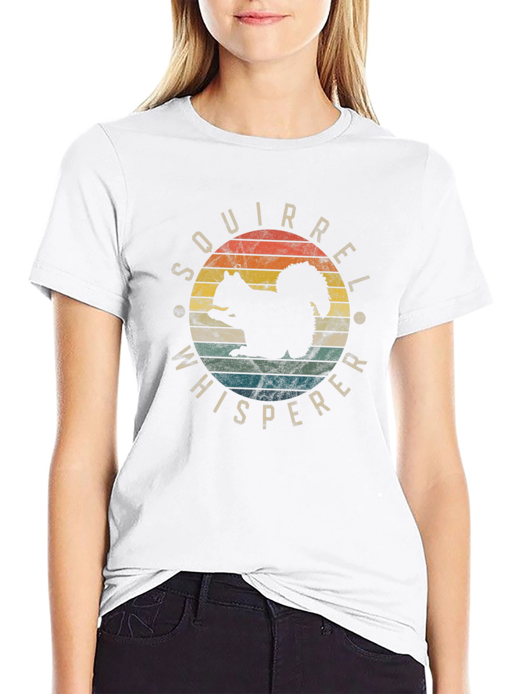 Squirrel Whisperer Retro Graphic Tee