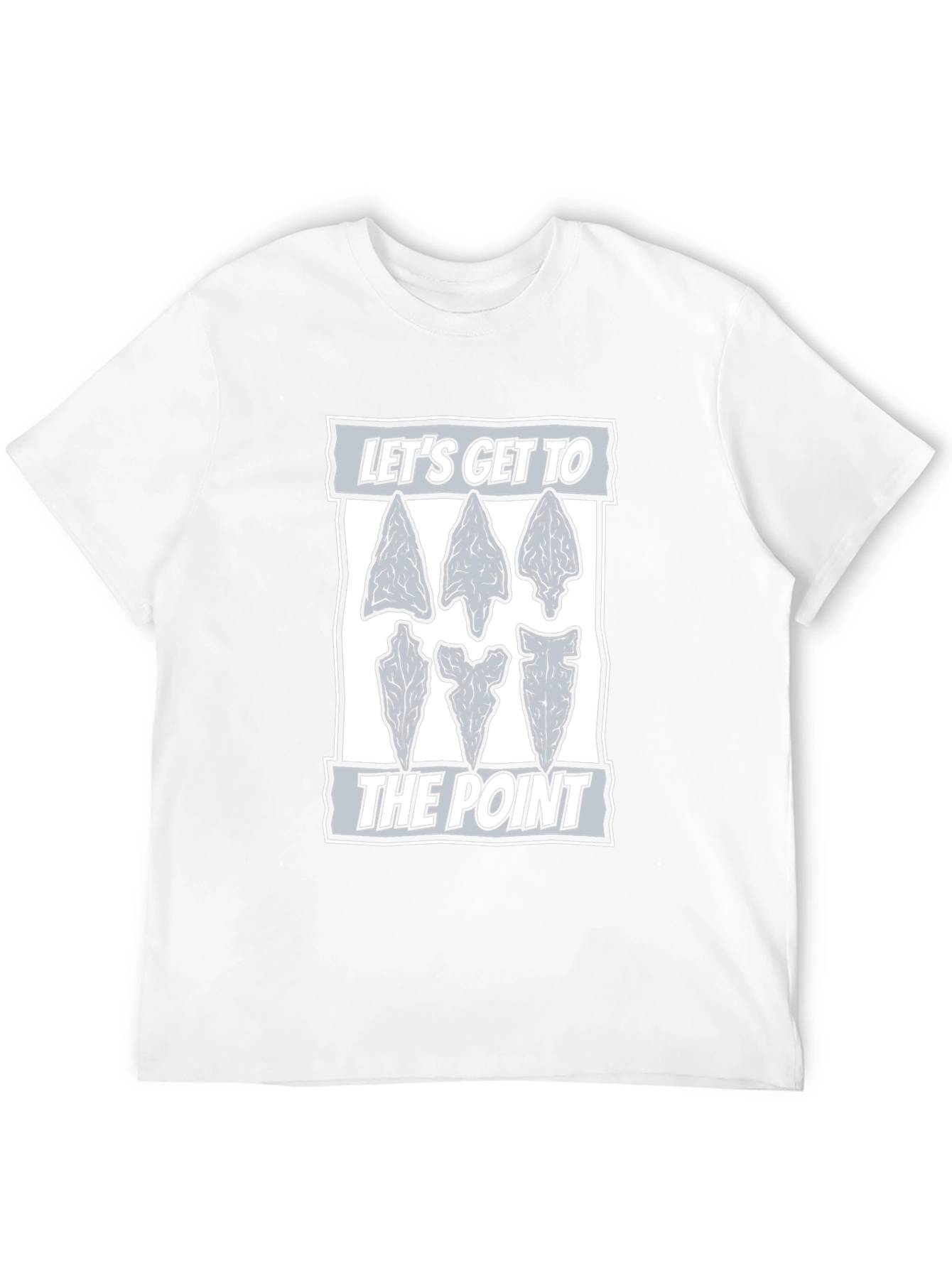 Lets Get To The Point Black Tee