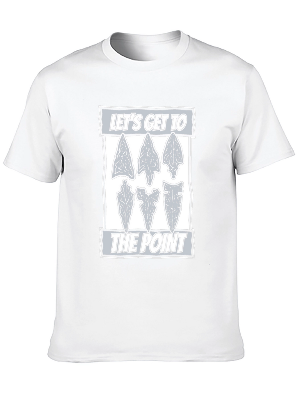 Lets Get To The Point Black Tee