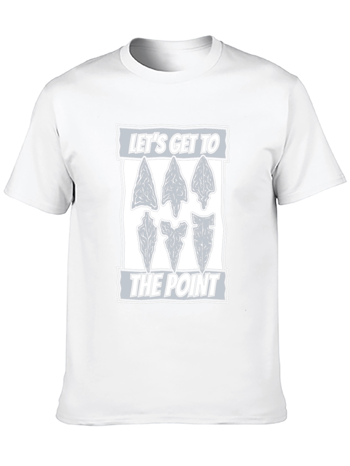Lets Get To The Point Black Tee
