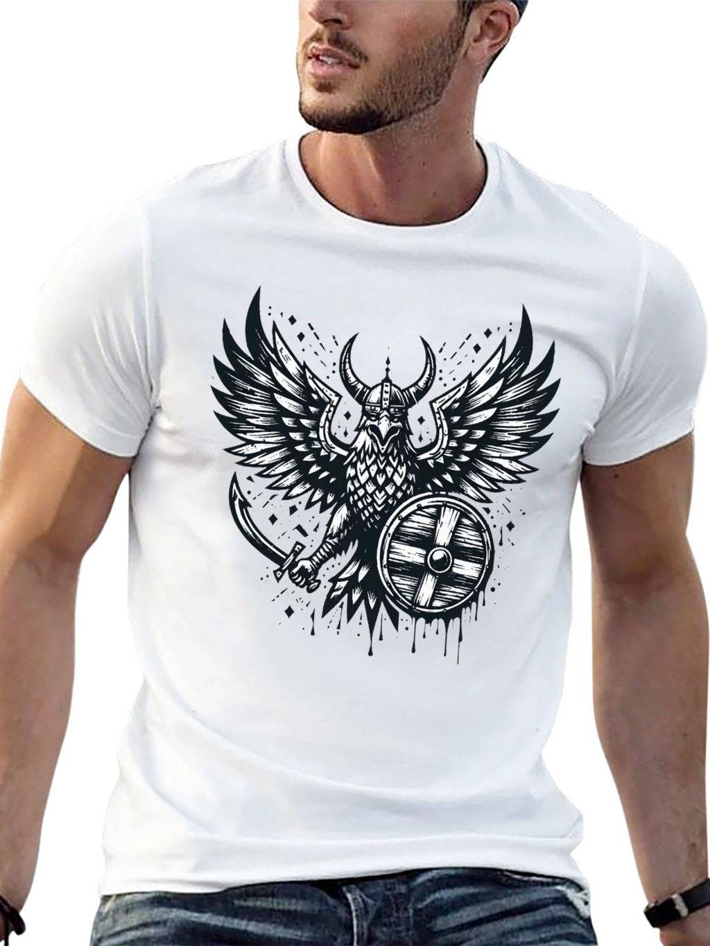 Viking Eagle T-Shirt - Warrior Style
