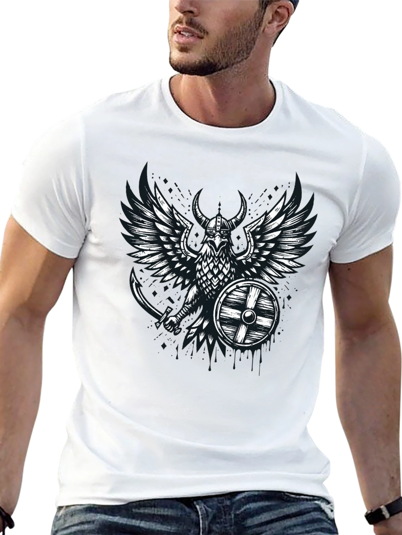 Viking Eagle T-Shirt - Warrior Style
