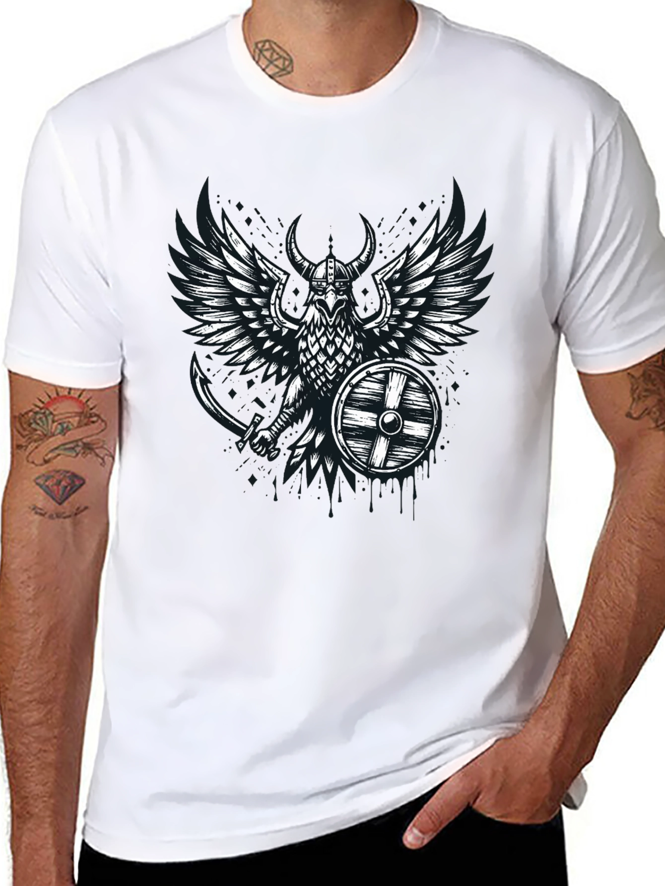 Viking Eagle T-Shirt - Warrior Style