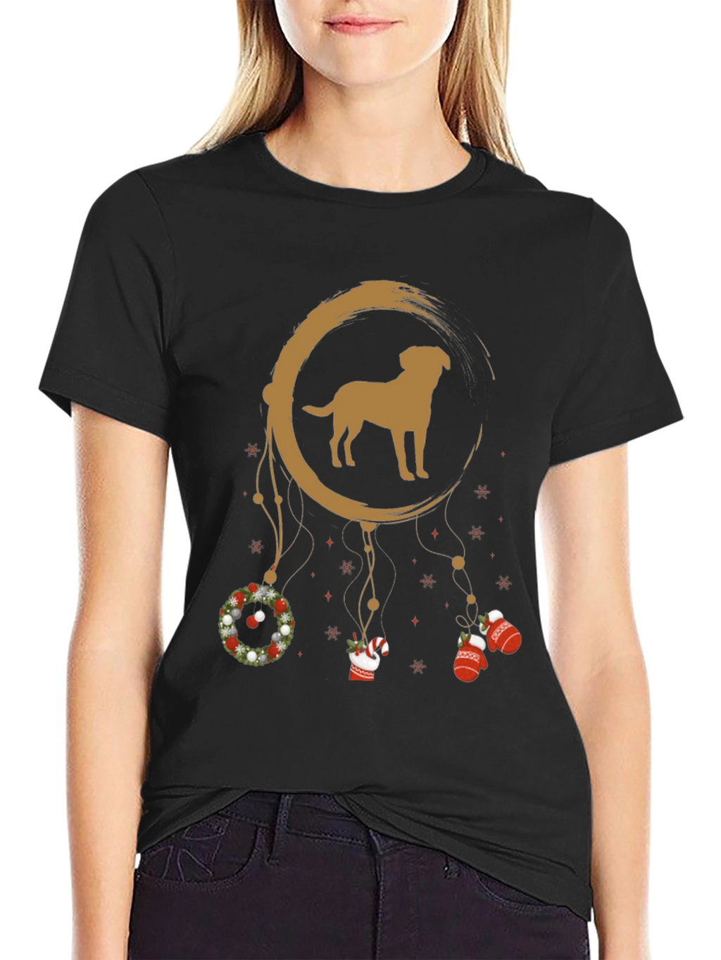 Festive Dog Dreamcatcher T-Shirt