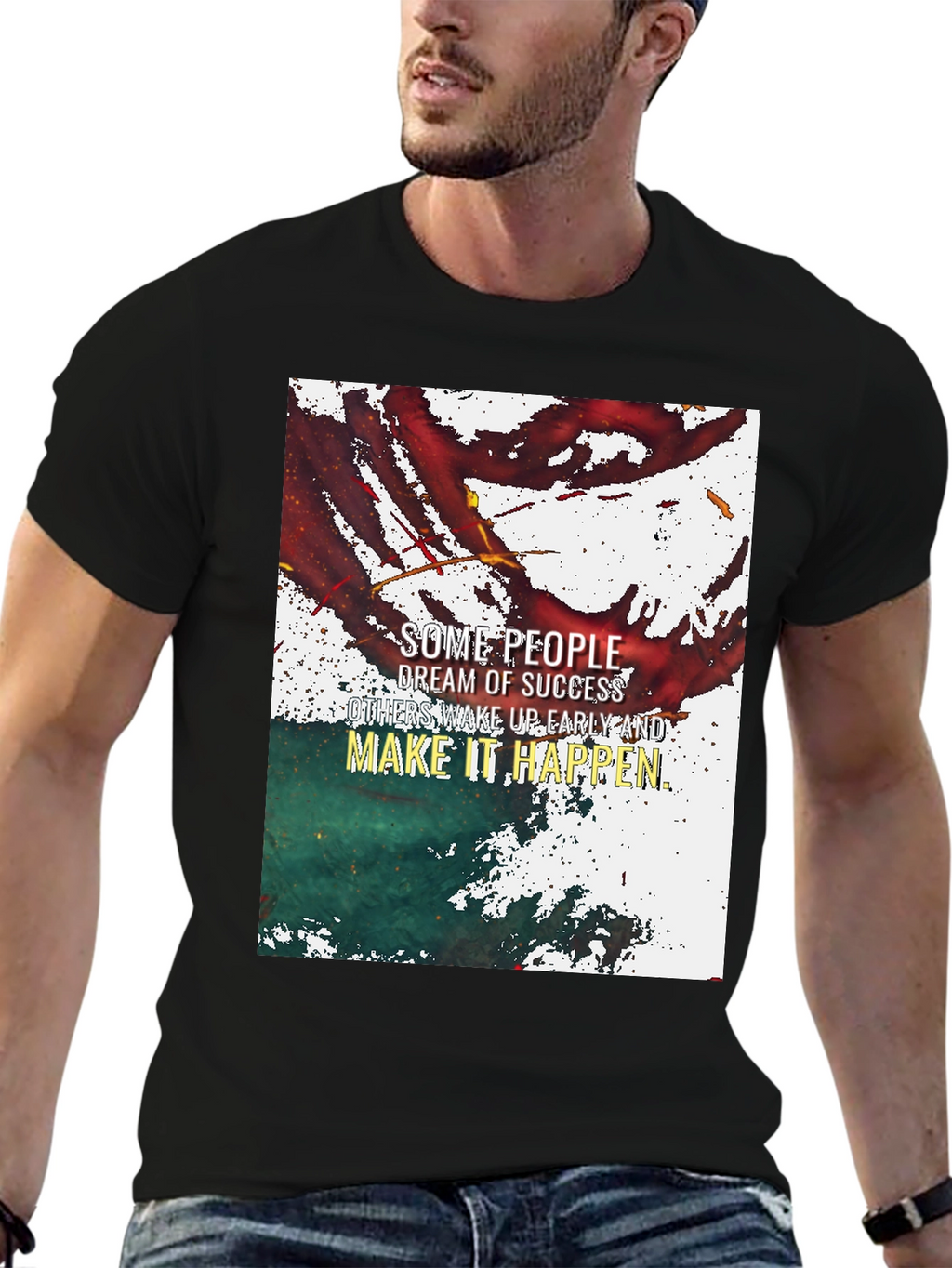 Motivational Graphic T-Shirt - Success Dream