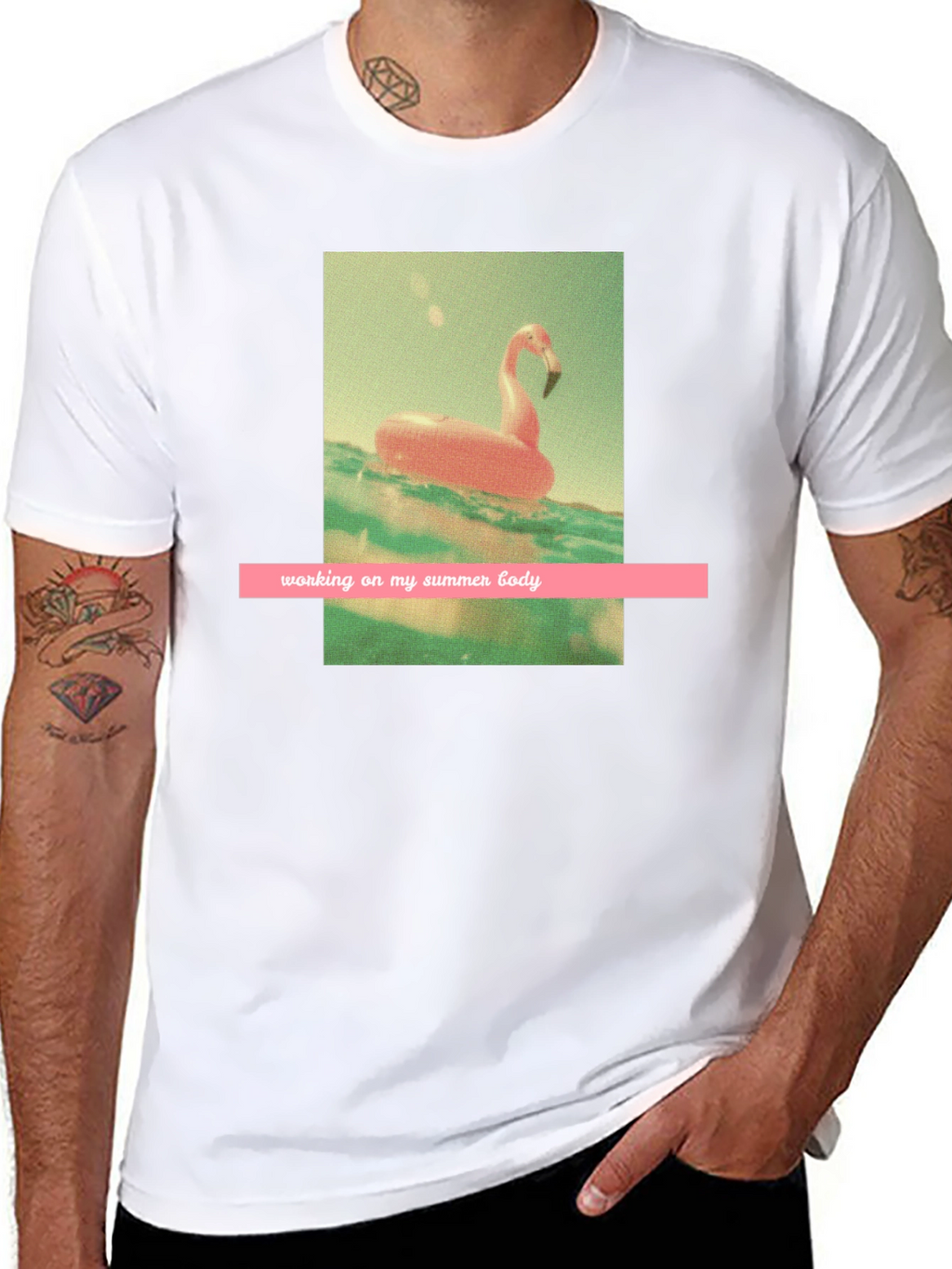 Summer Body Flamingo Graphic Tee