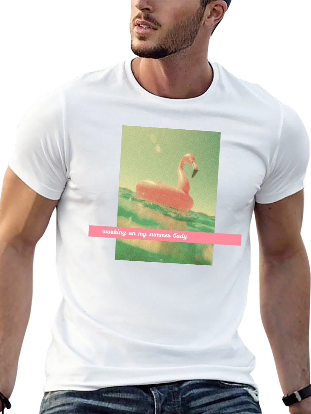 Summer Body Flamingo Graphic Tee