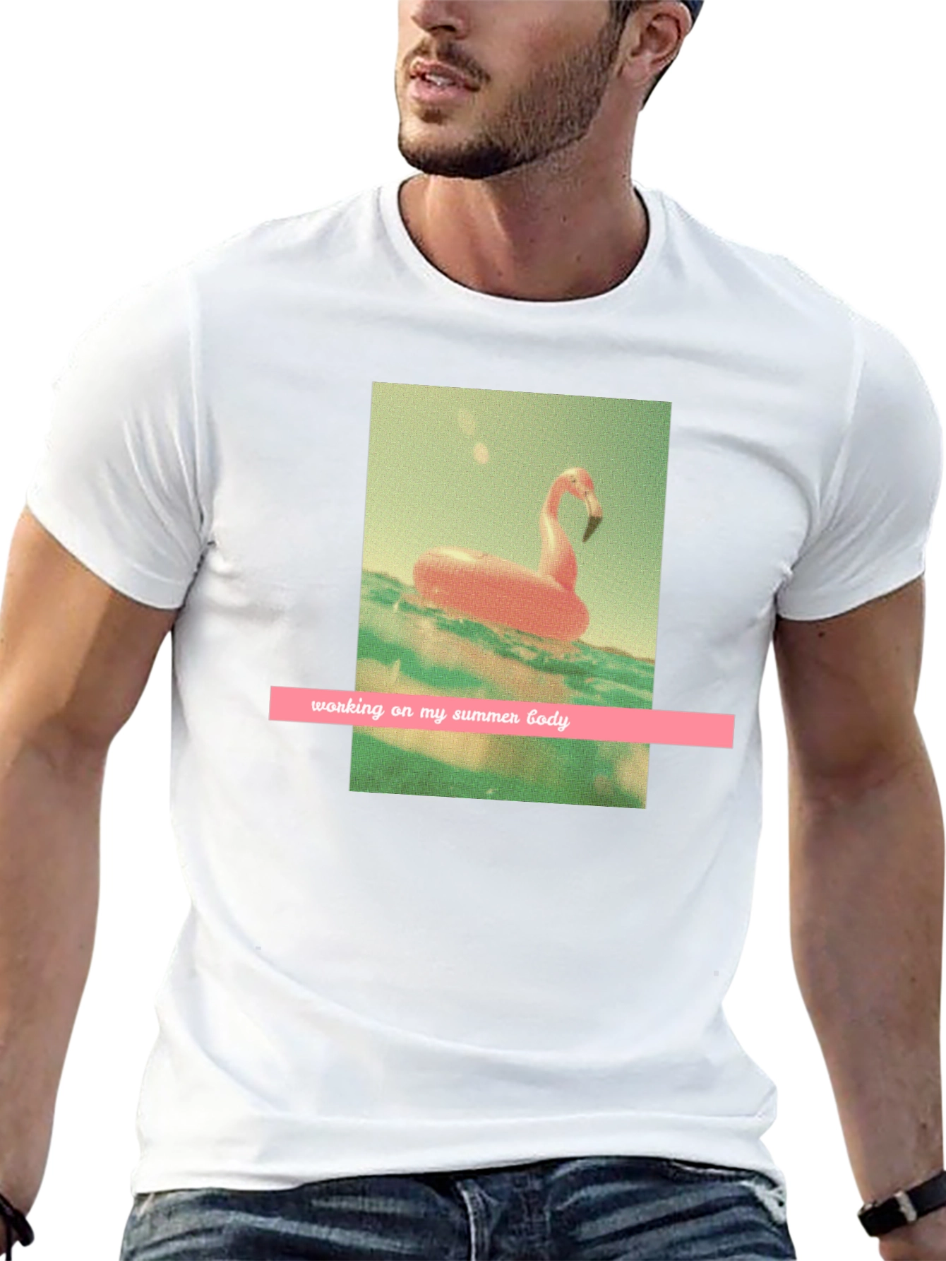 Summer Body Flamingo Graphic Tee