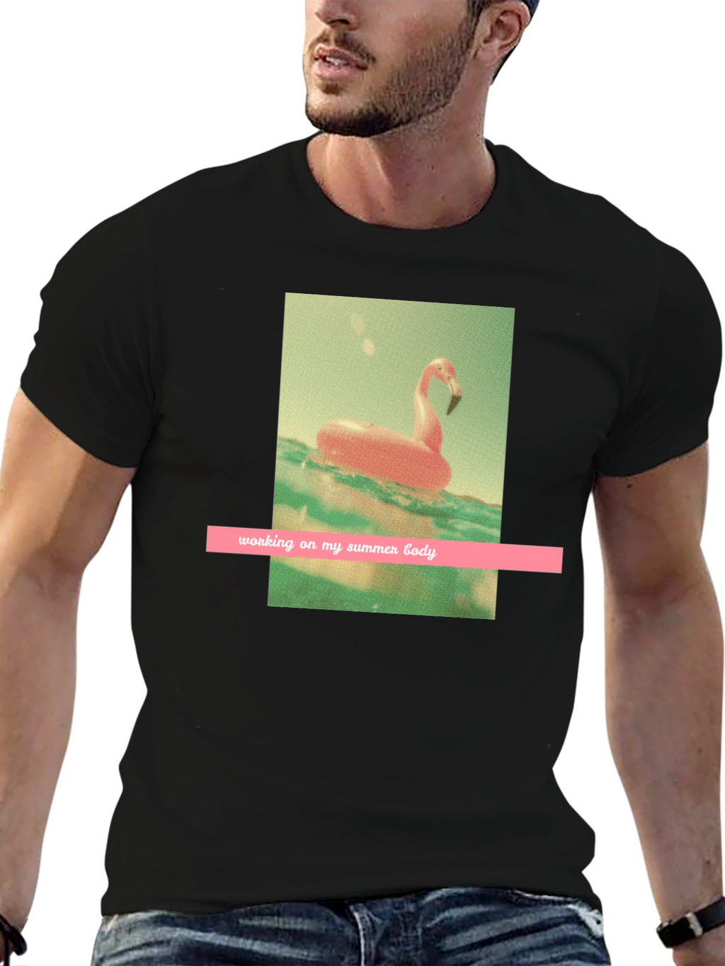 Summer Body Flamingo Graphic Tee