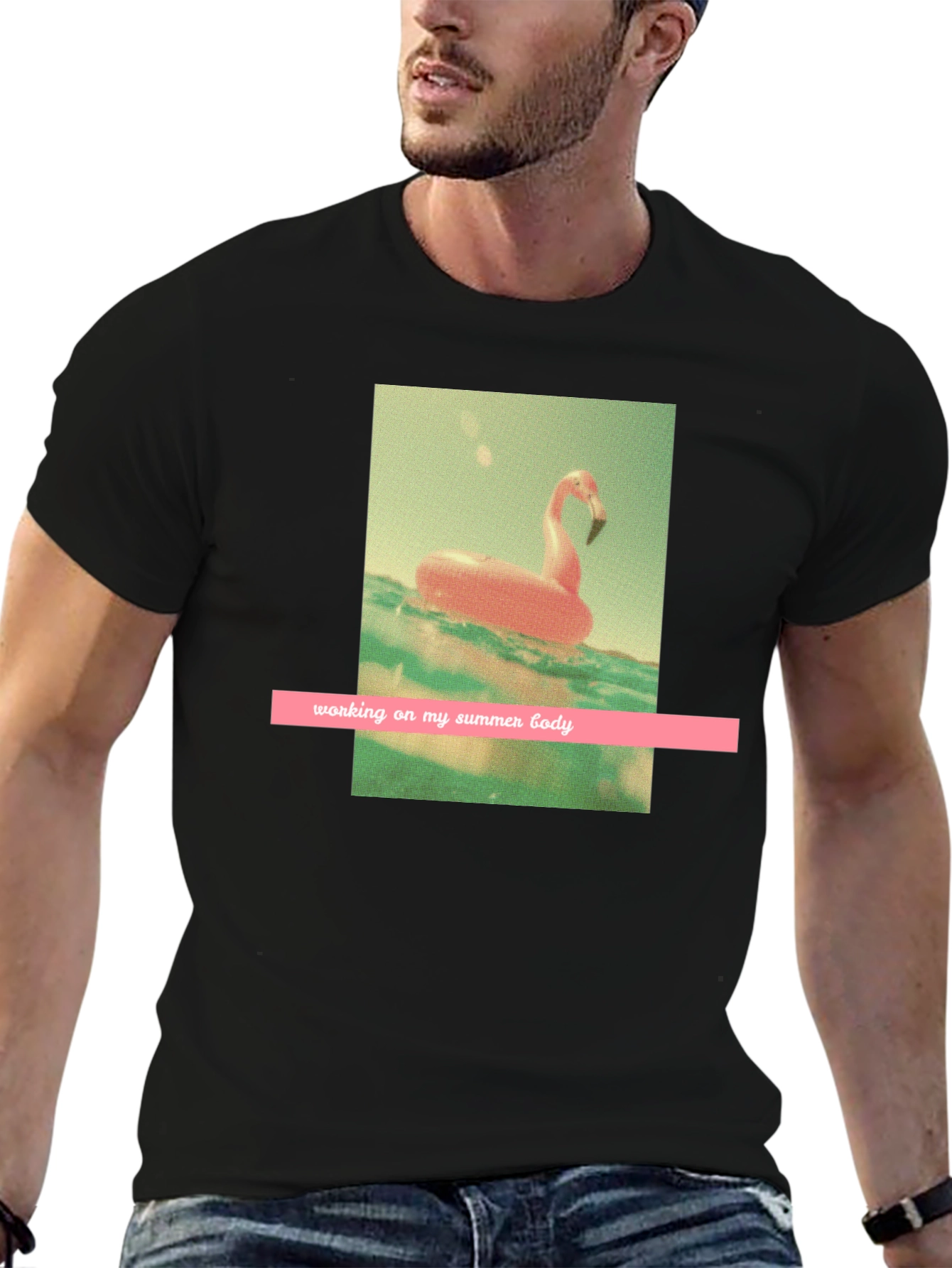 Summer Body Flamingo Graphic Tee