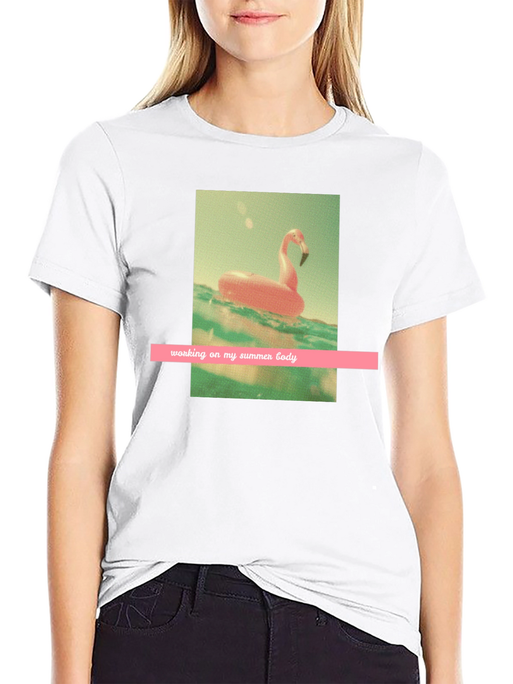 Summer Body Flamingo Graphic Tee