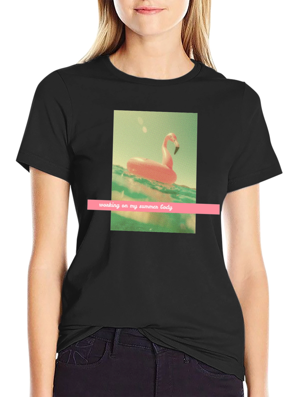 Summer Body Flamingo Graphic Tee