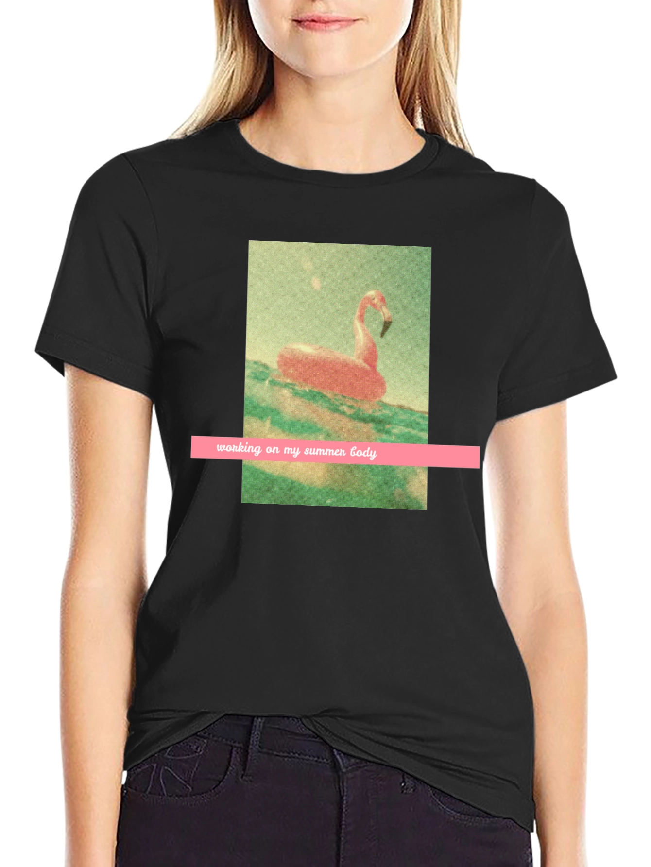 Summer Body Flamingo Graphic Tee