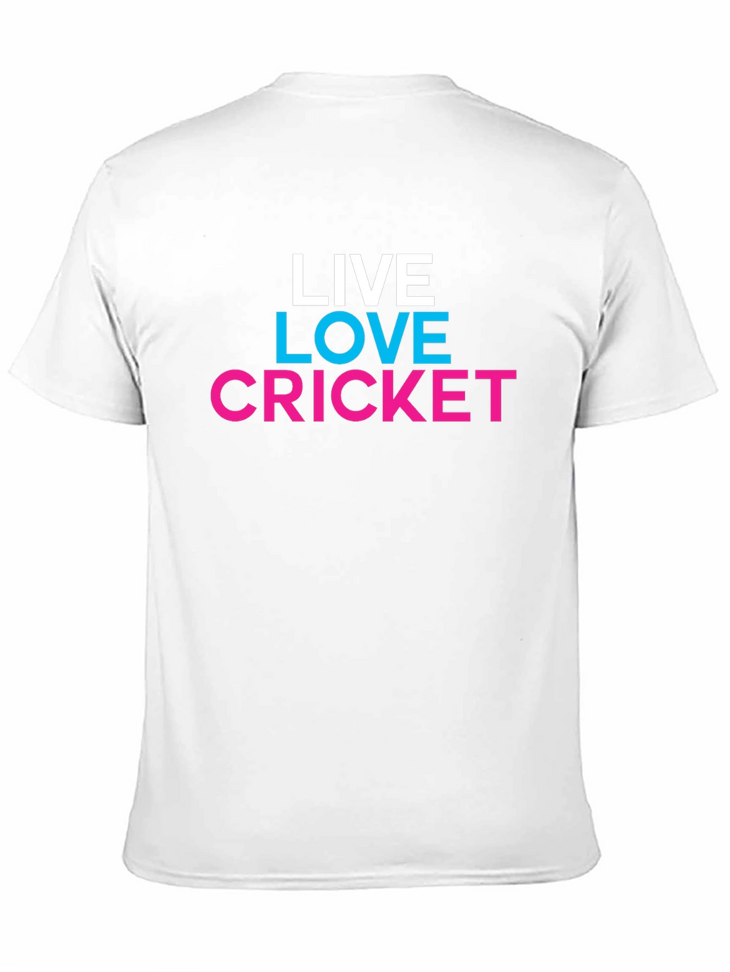 Live Love Cricket Graphic Tee - Trendy Casual Shirt
