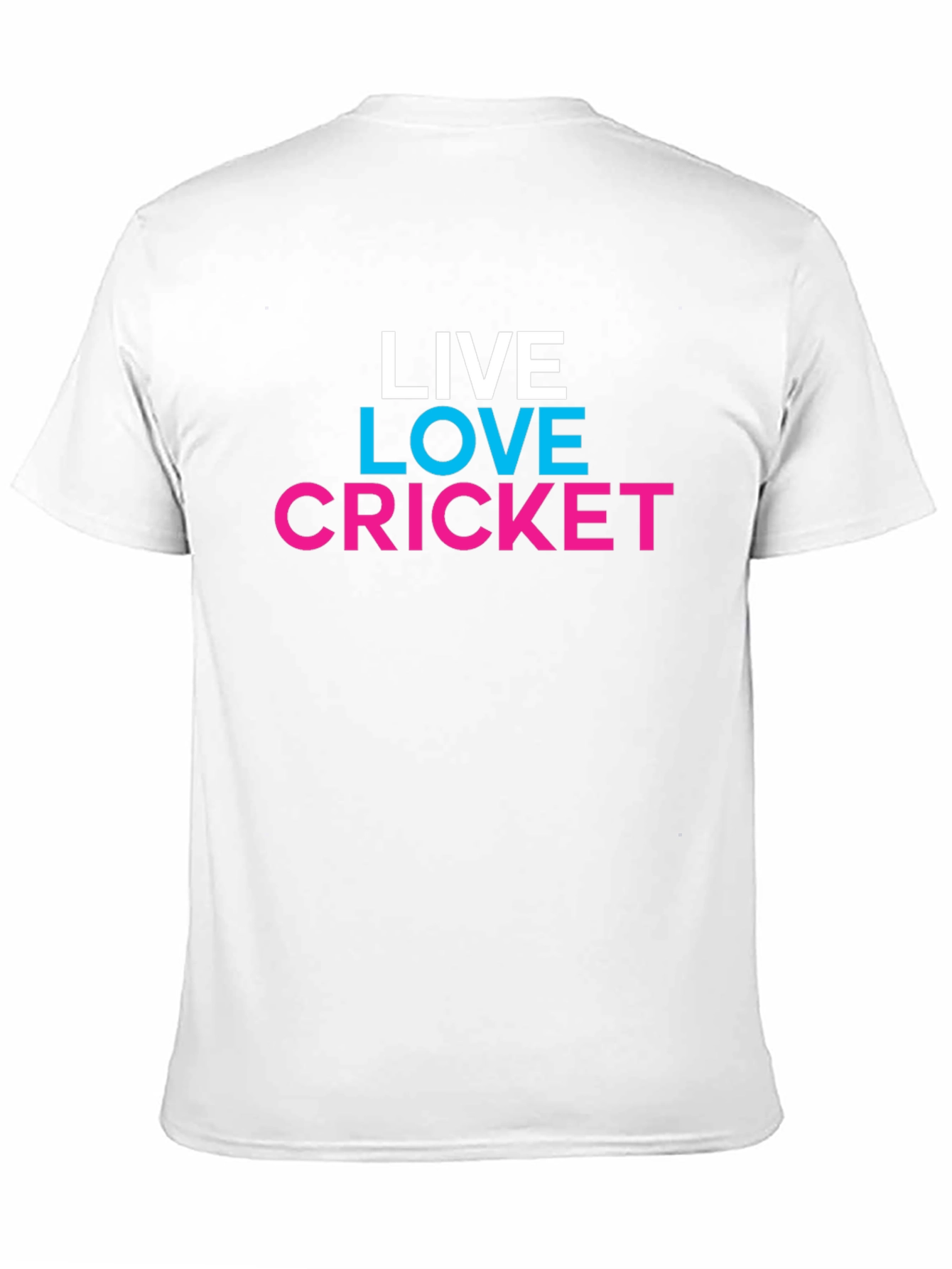 Live Love Cricket Graphic Tee - Trendy Casual Shirt