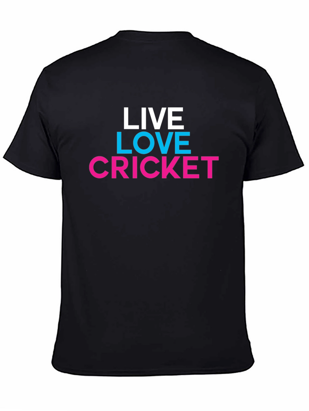 Live Love Cricket Graphic Tee - Trendy Casual Shirt