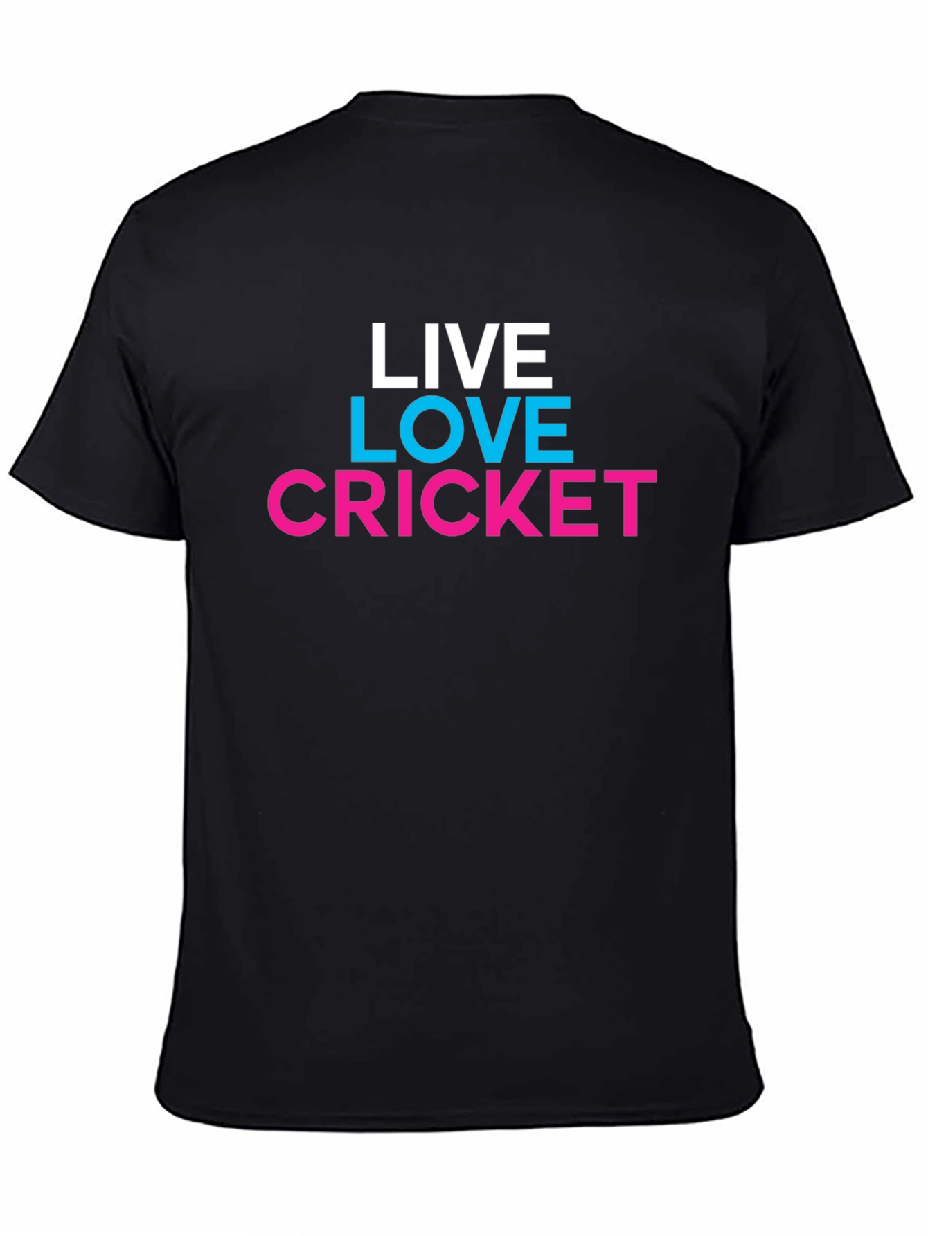 Live Love Cricket Graphic Tee - Trendy Casual Shirt