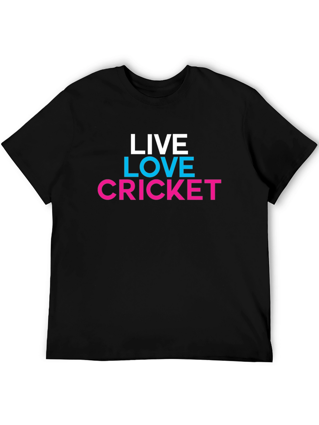 Live Love Cricket Graphic Tee - Trendy Casual Shirt