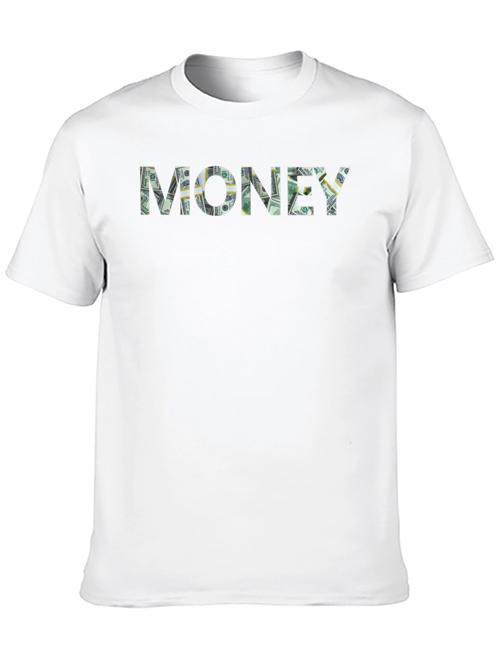Money Print Black T-Shirt