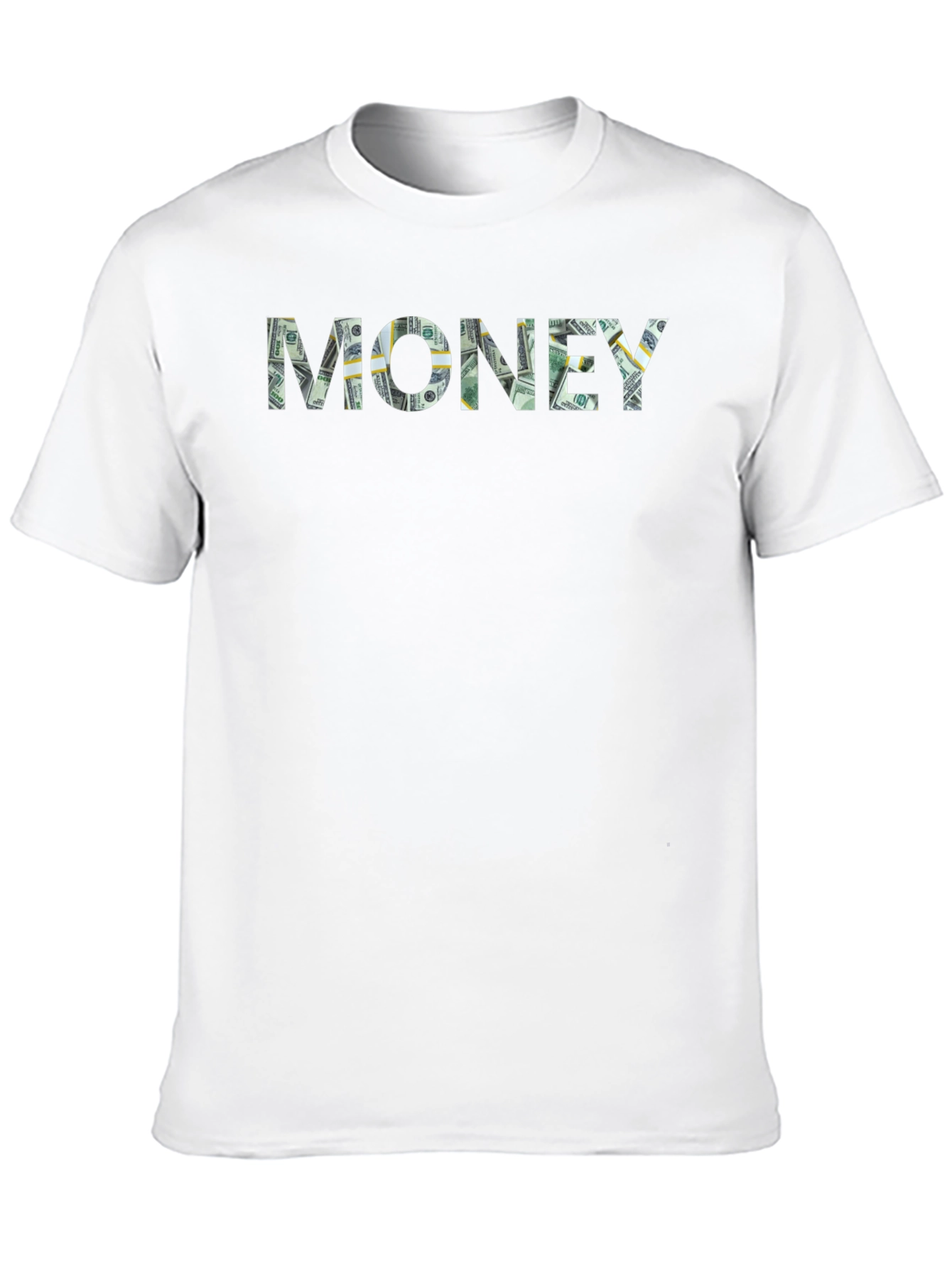Money Print Black T-Shirt