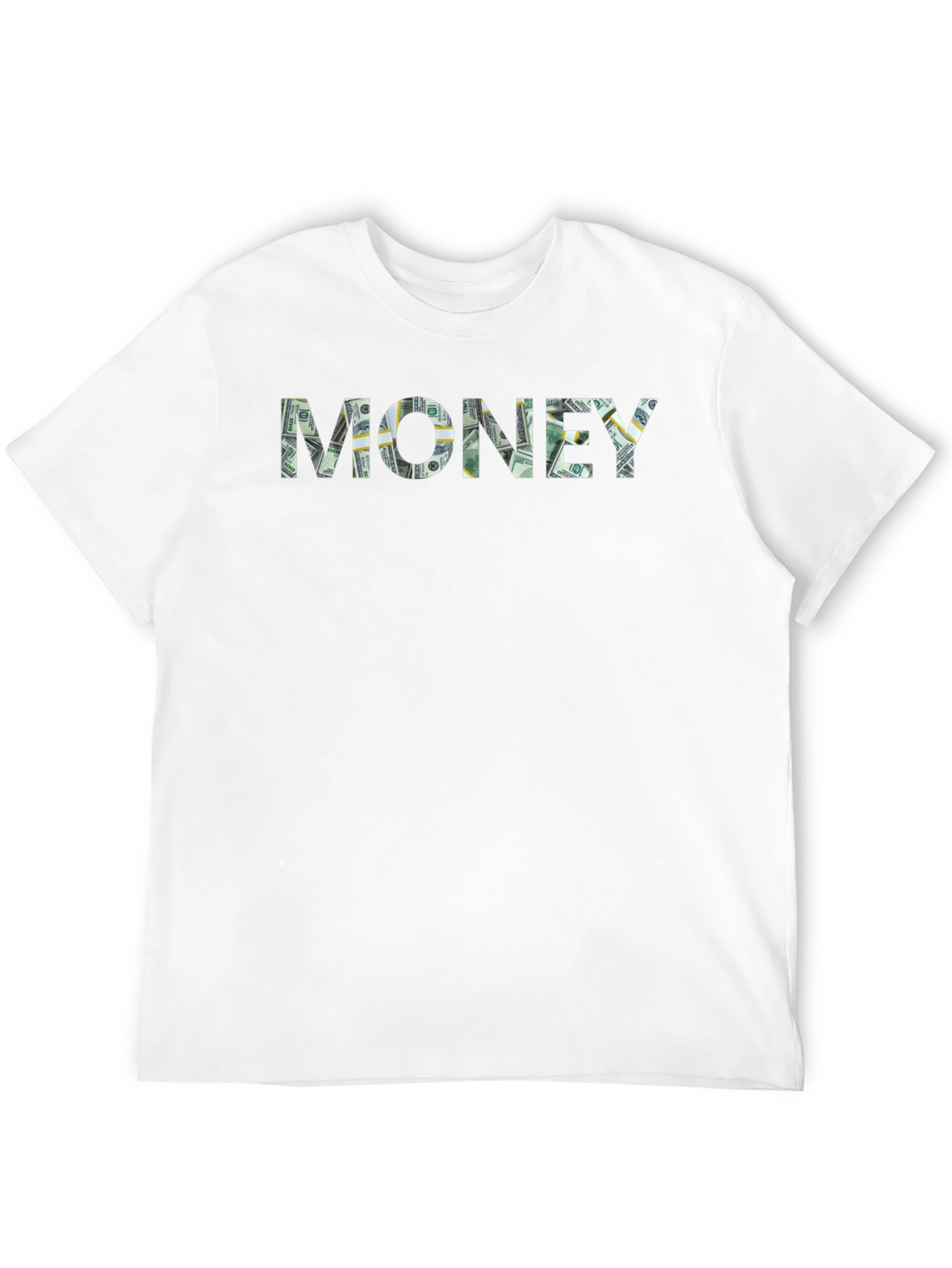 Money Print Black T-Shirt