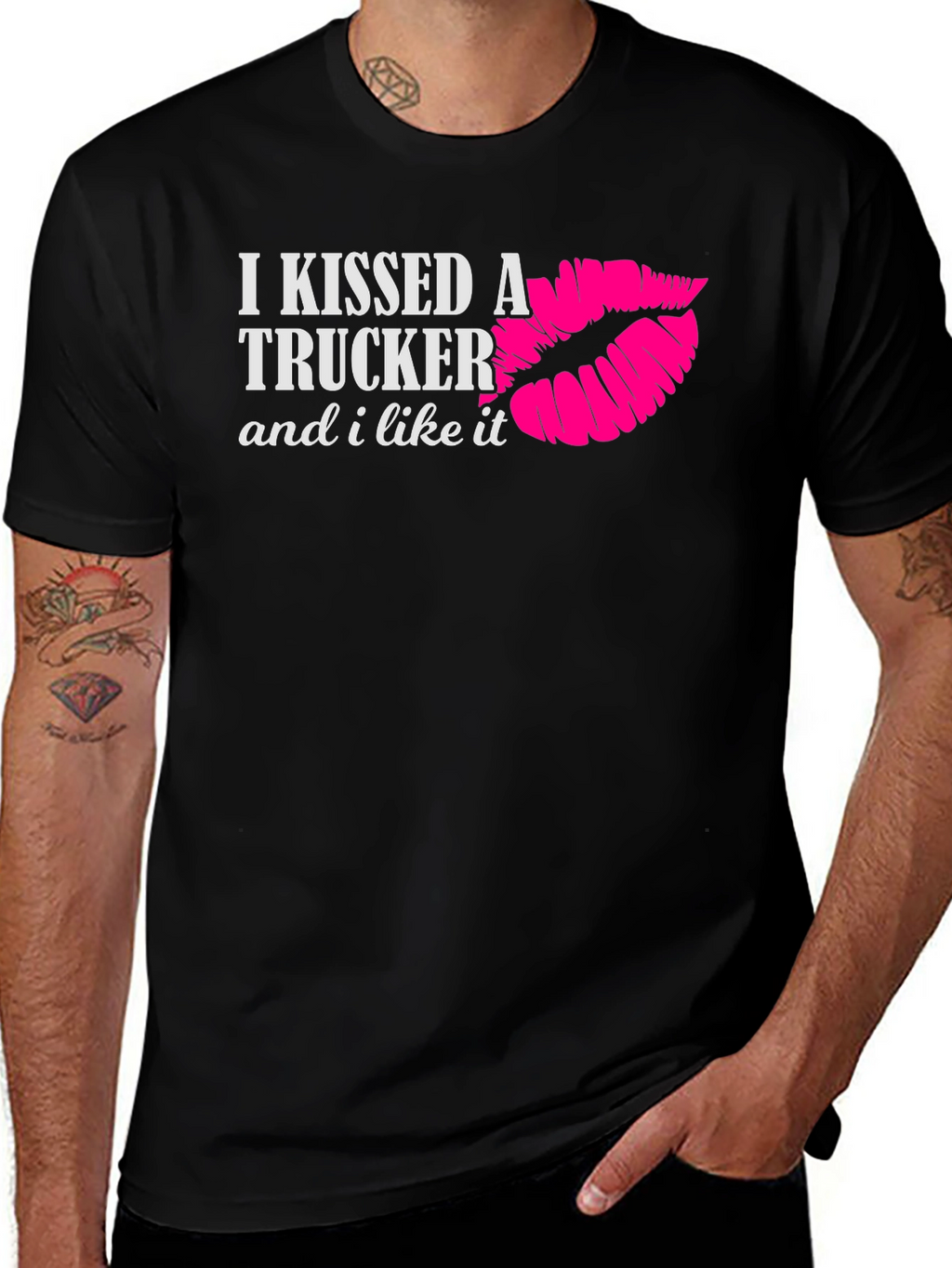 I Kissed a Trucker T-Shirt
