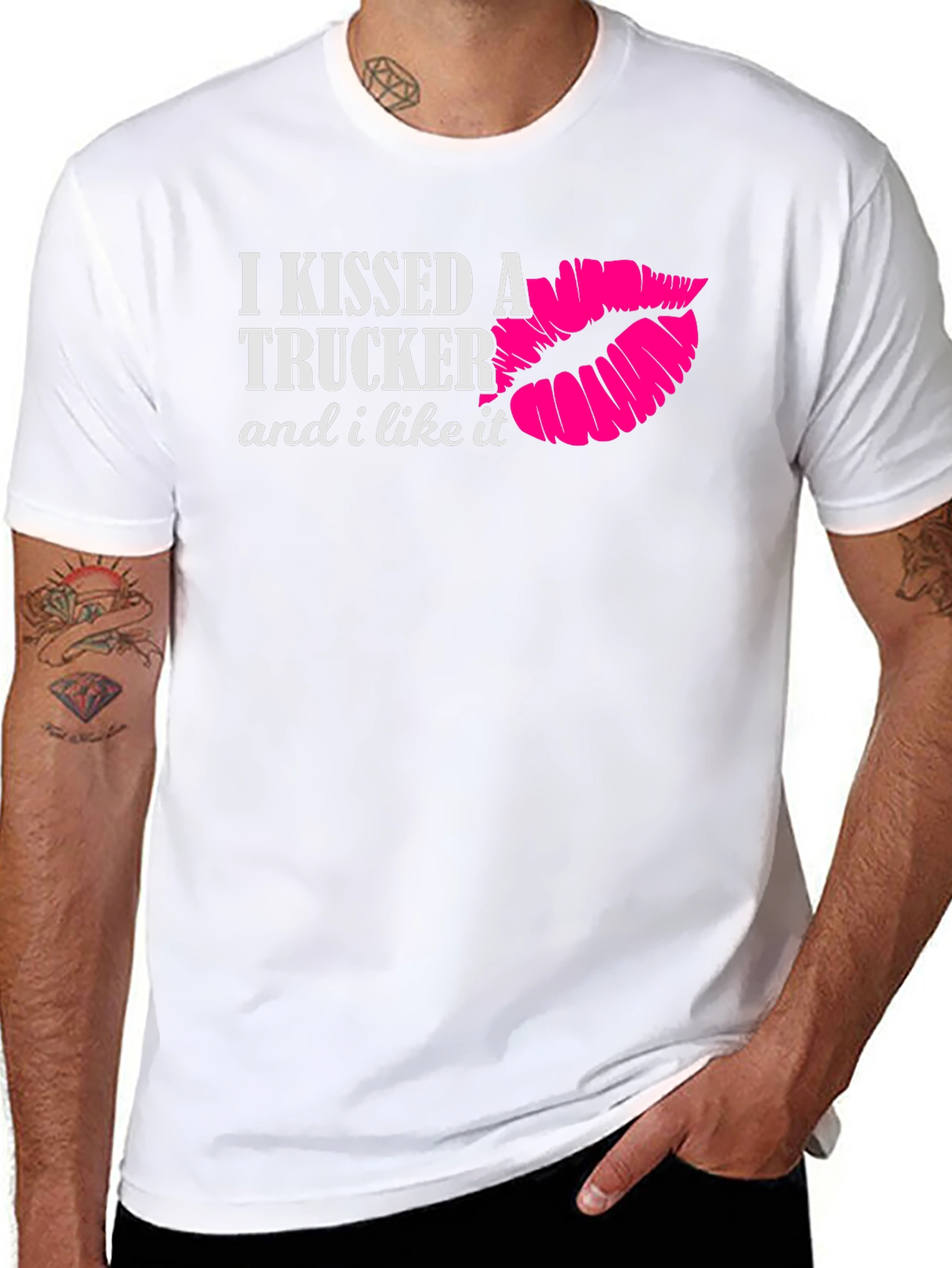 I Kissed a Trucker T-Shirt