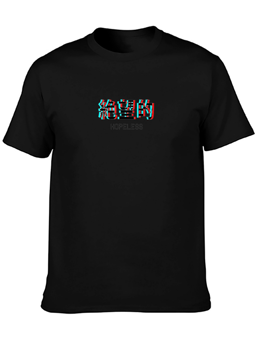 Hopeless Graphic Print Black T-Shirt