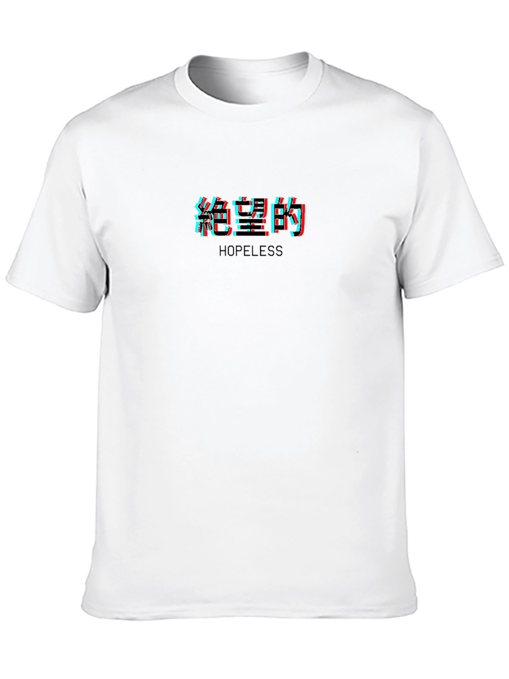 Hopeless Graphic Print Black T-Shirt
