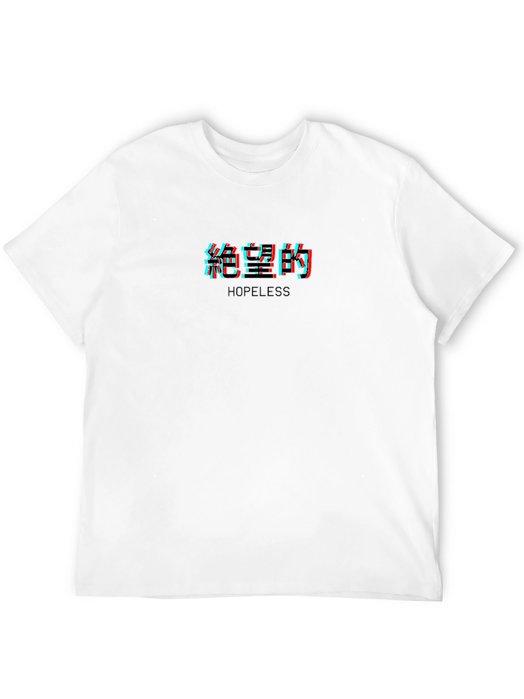 Hopeless Graphic Print Black T-Shirt