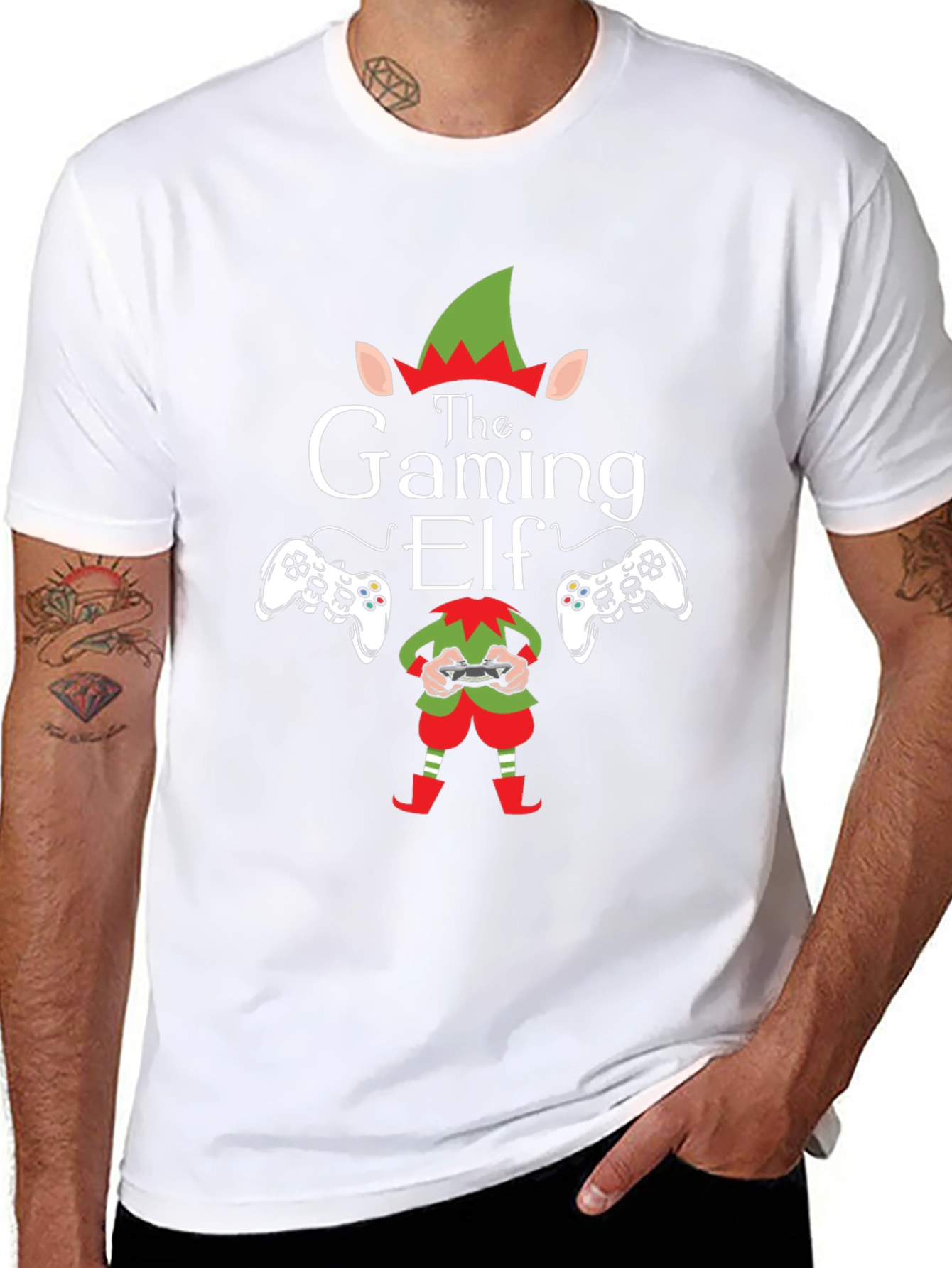 The Gaming Elf T-Shirt - Holiday Gamer Tee