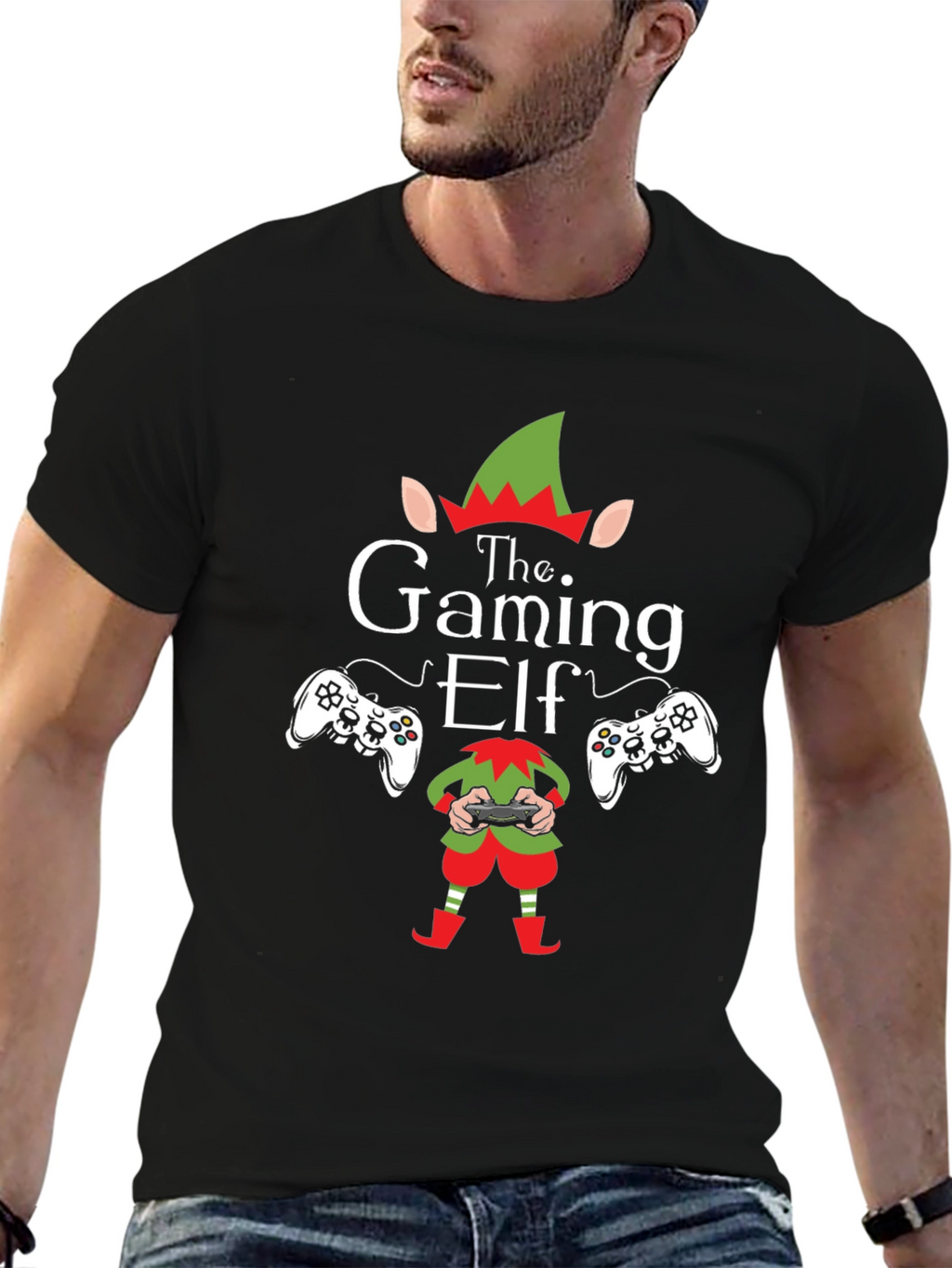 The Gaming Elf T-Shirt - Holiday Gamer Tee