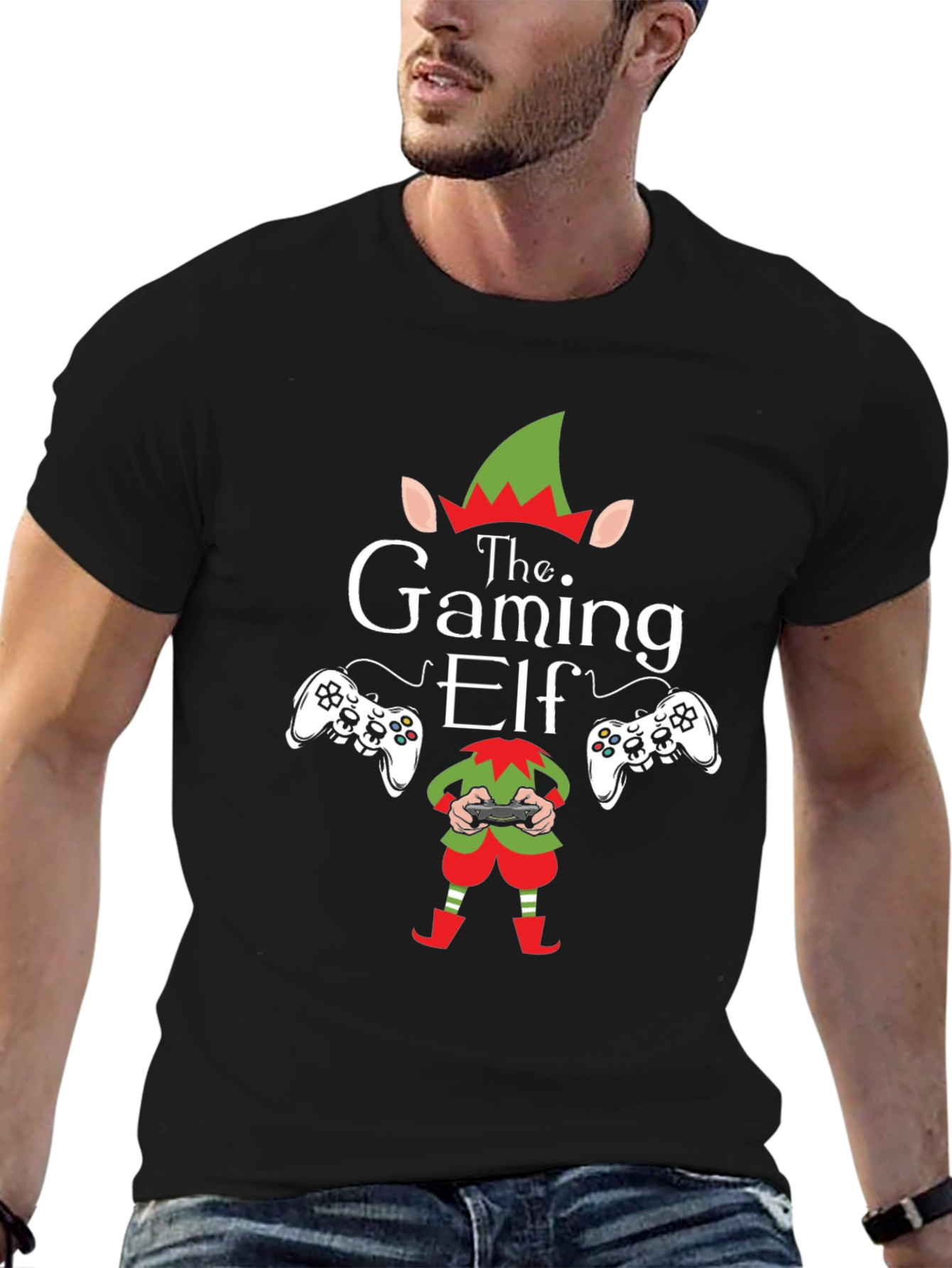 The Gaming Elf T-Shirt - Holiday Gamer Tee