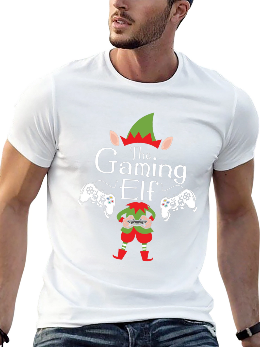 The Gaming Elf T-Shirt - Holiday Gamer Tee