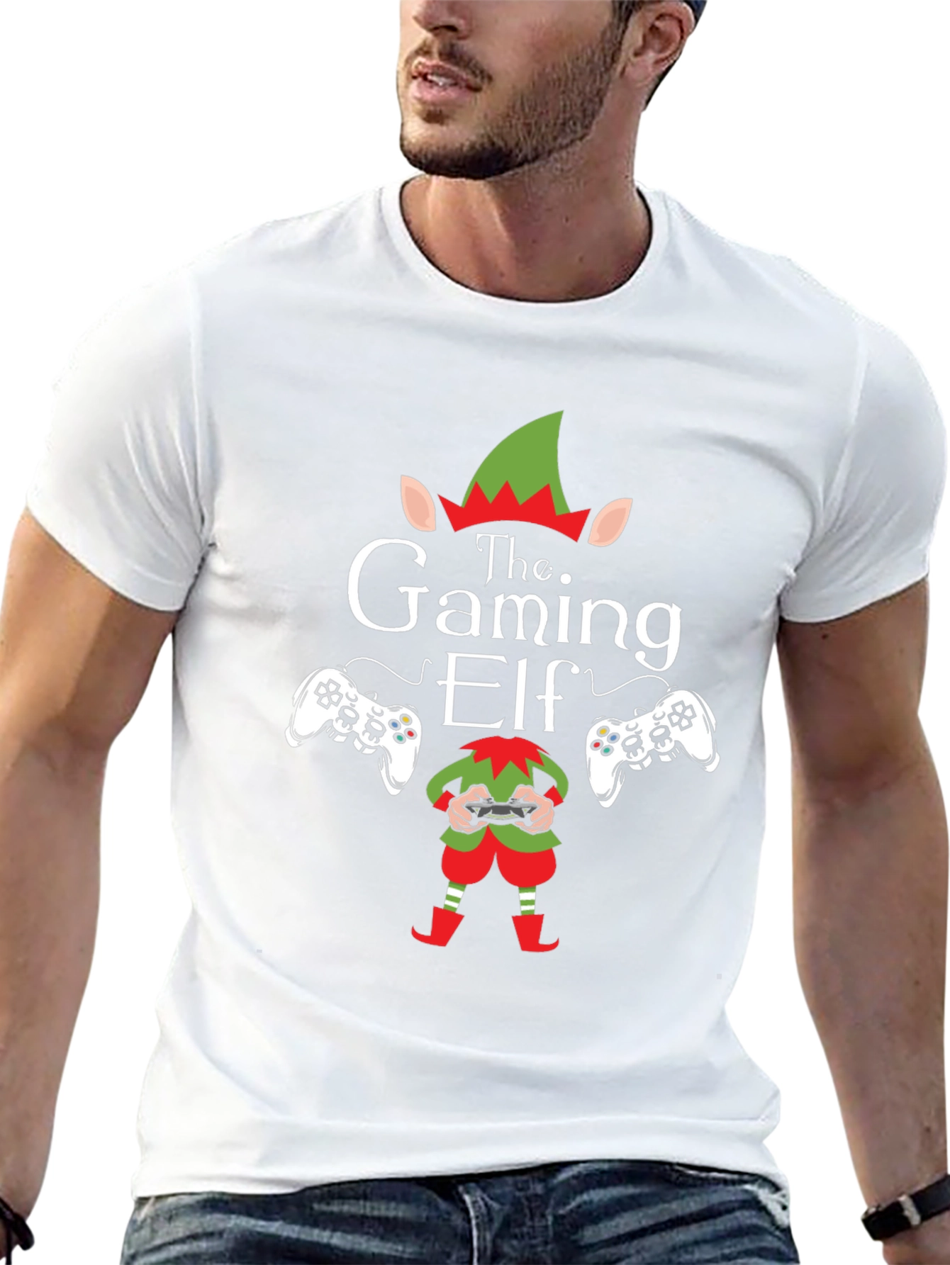 The Gaming Elf T-Shirt - Holiday Gamer Tee