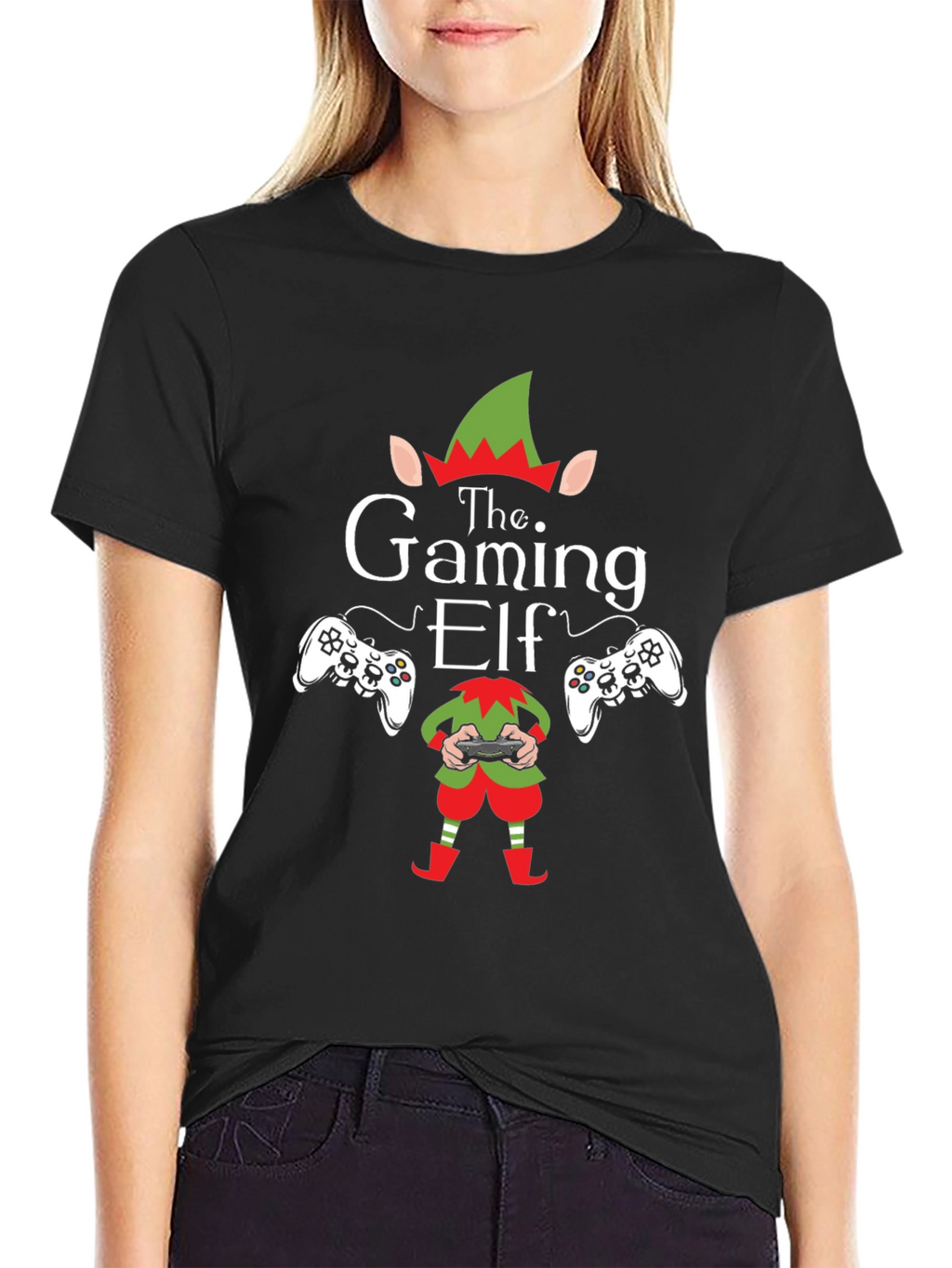 The Gaming Elf T-Shirt - Holiday Gamer Tee
