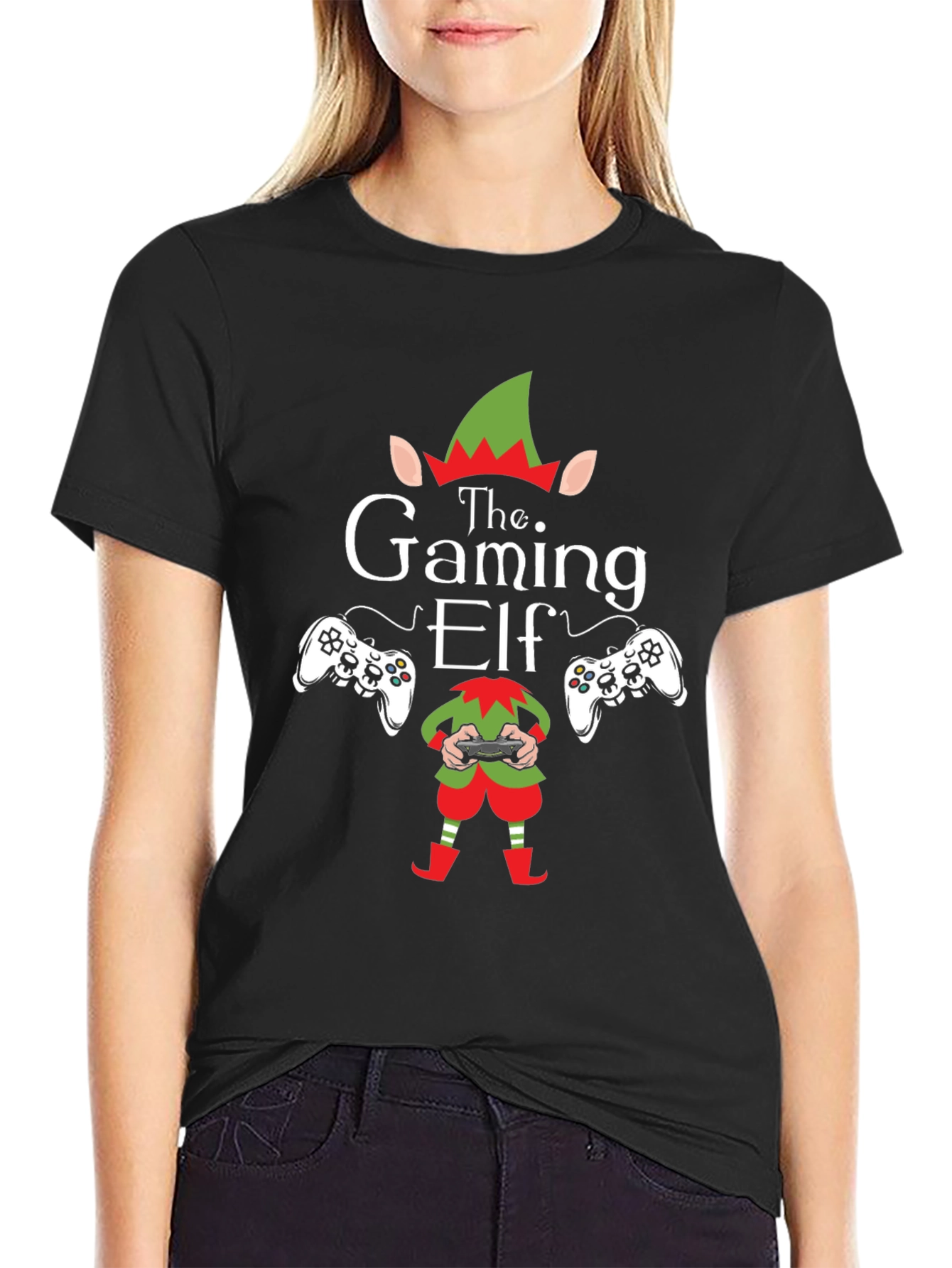 The Gaming Elf T-Shirt - Holiday Gamer Tee