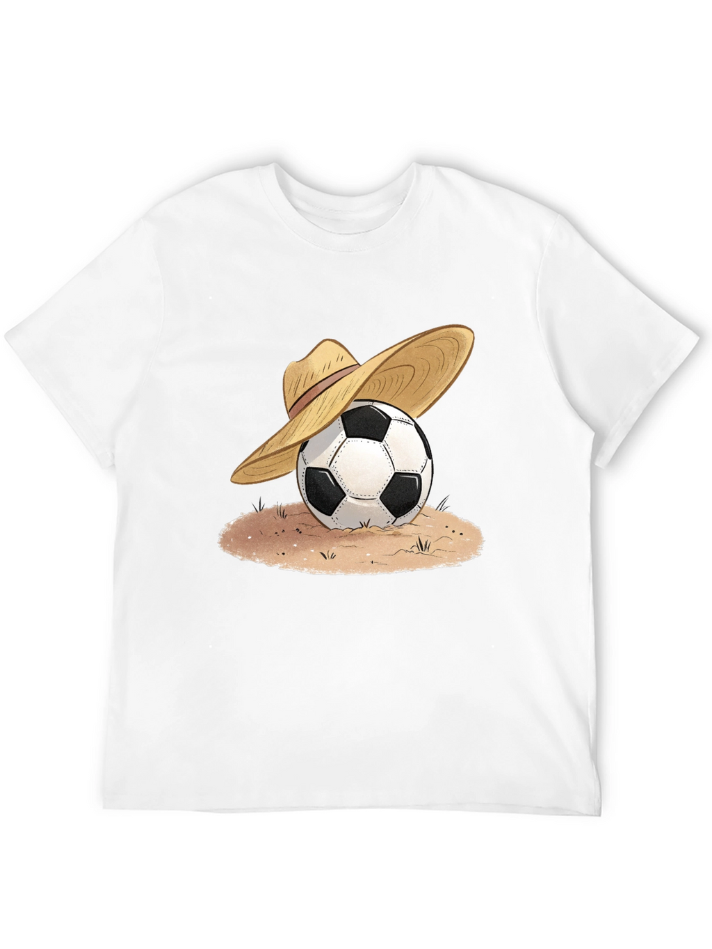 Soccer Ball Sombrero Graphic Tee