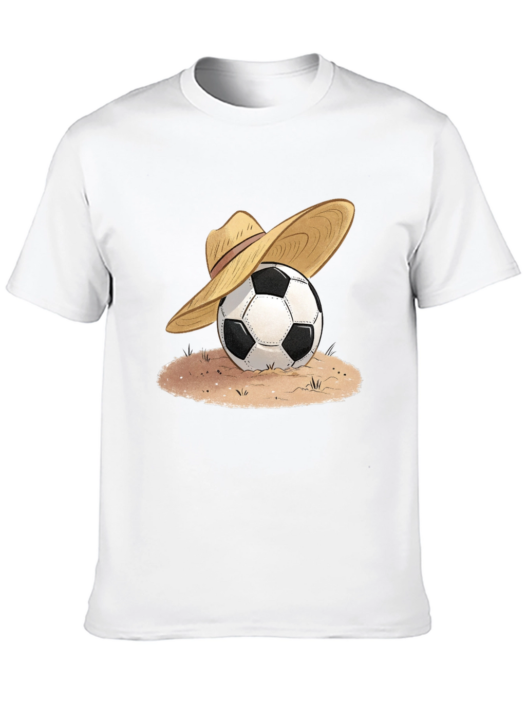 Soccer Ball Sombrero Graphic Tee