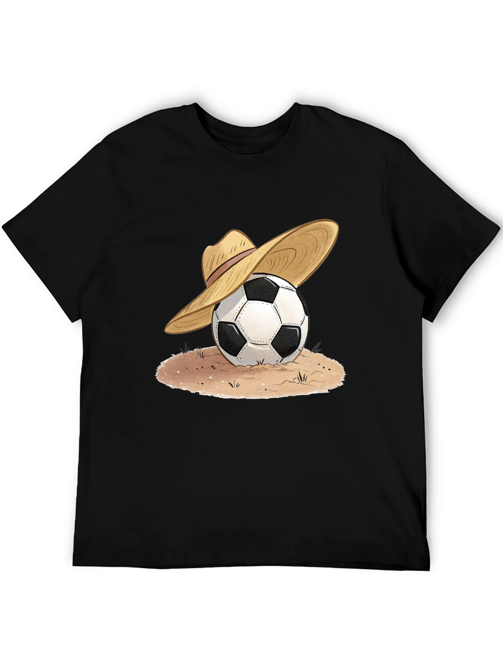 Soccer Ball Sombrero Graphic Tee