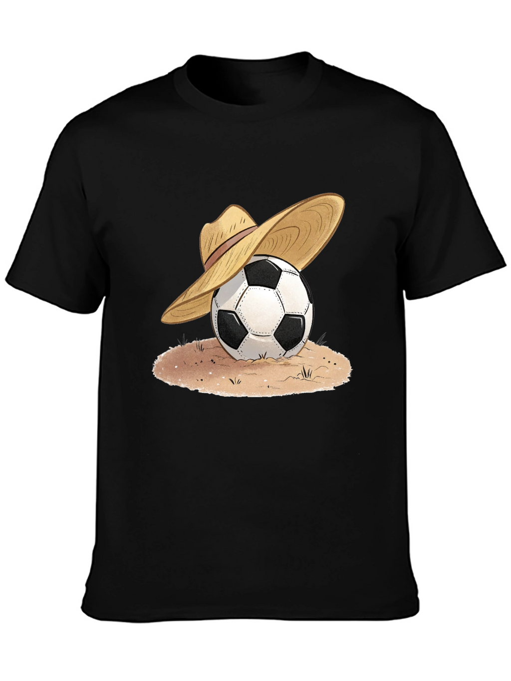 Soccer Ball Sombrero Graphic Tee