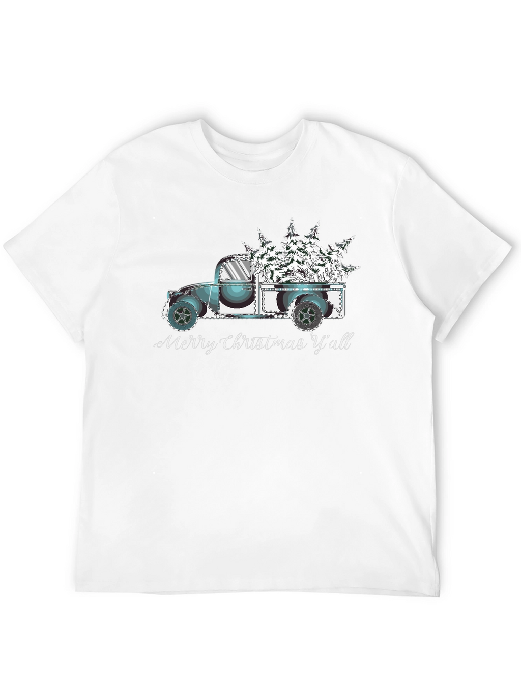 Merry Christmas Yall Truck T-Shirt