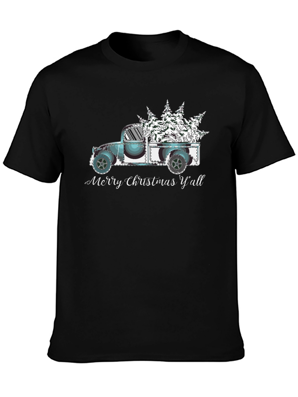 Merry Christmas Yall Truck T-Shirt
