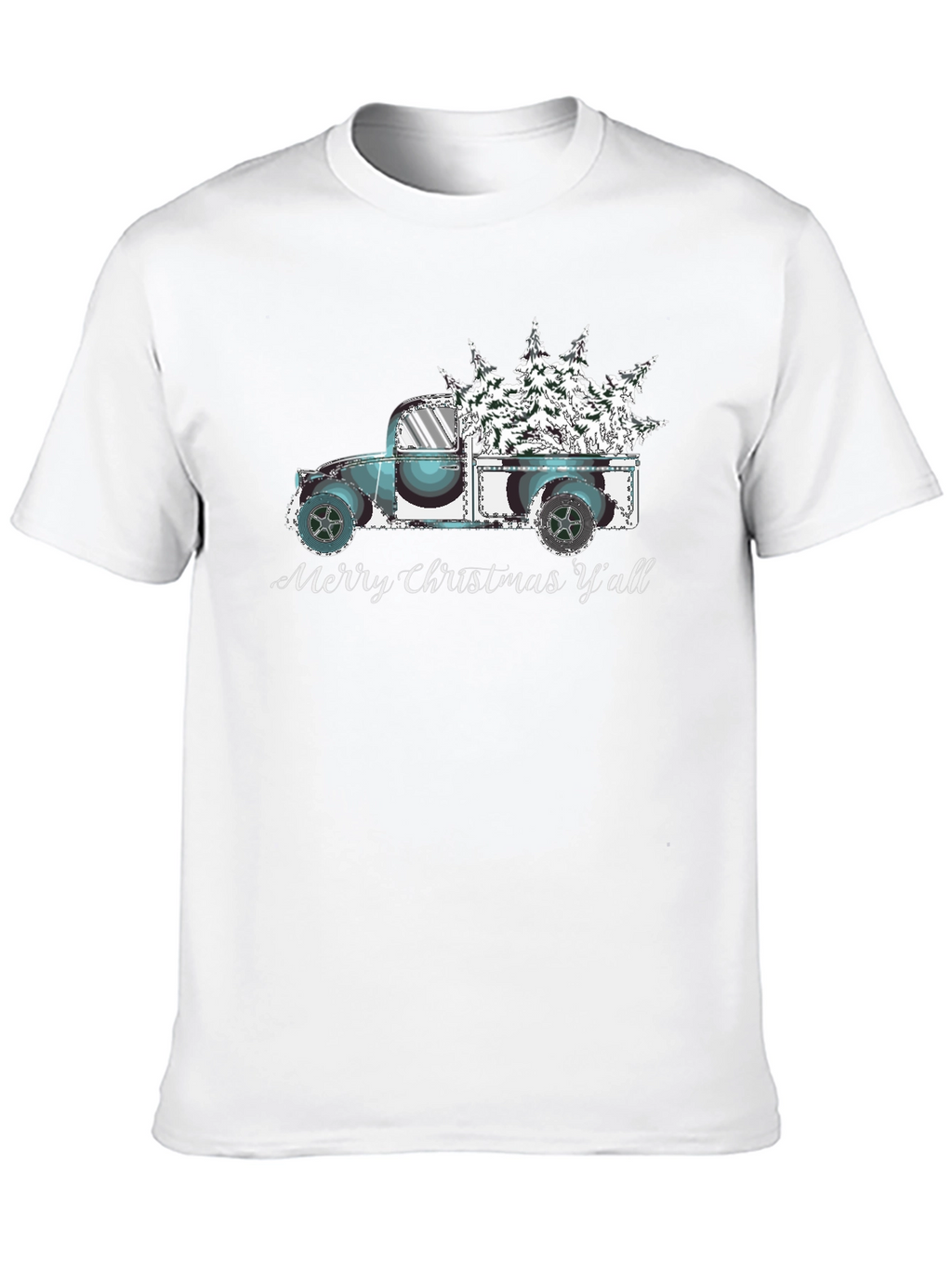 Merry Christmas Yall Truck T-Shirt