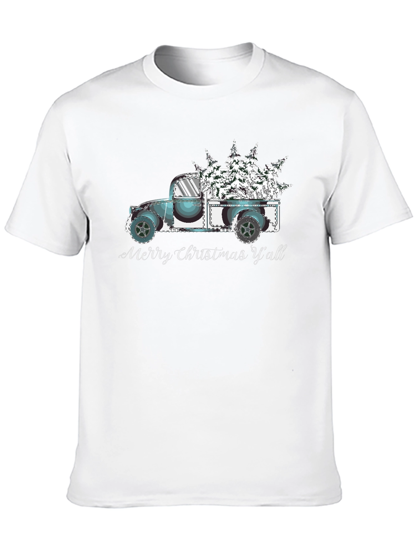 Merry Christmas Yall Truck T-Shirt