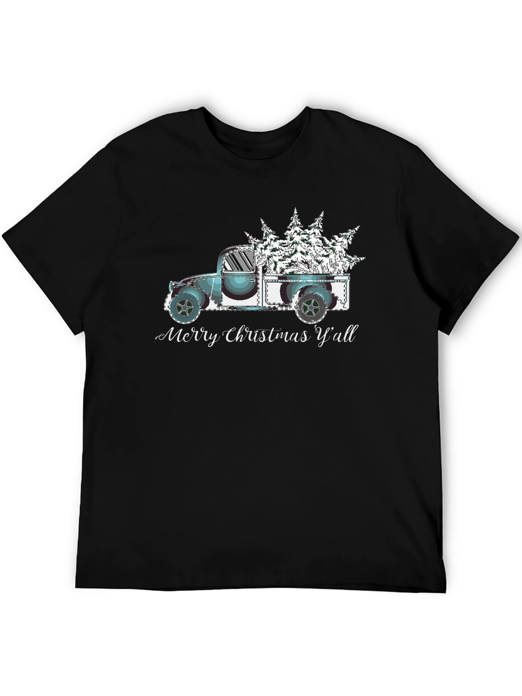 Merry Christmas Yall Truck T-Shirt