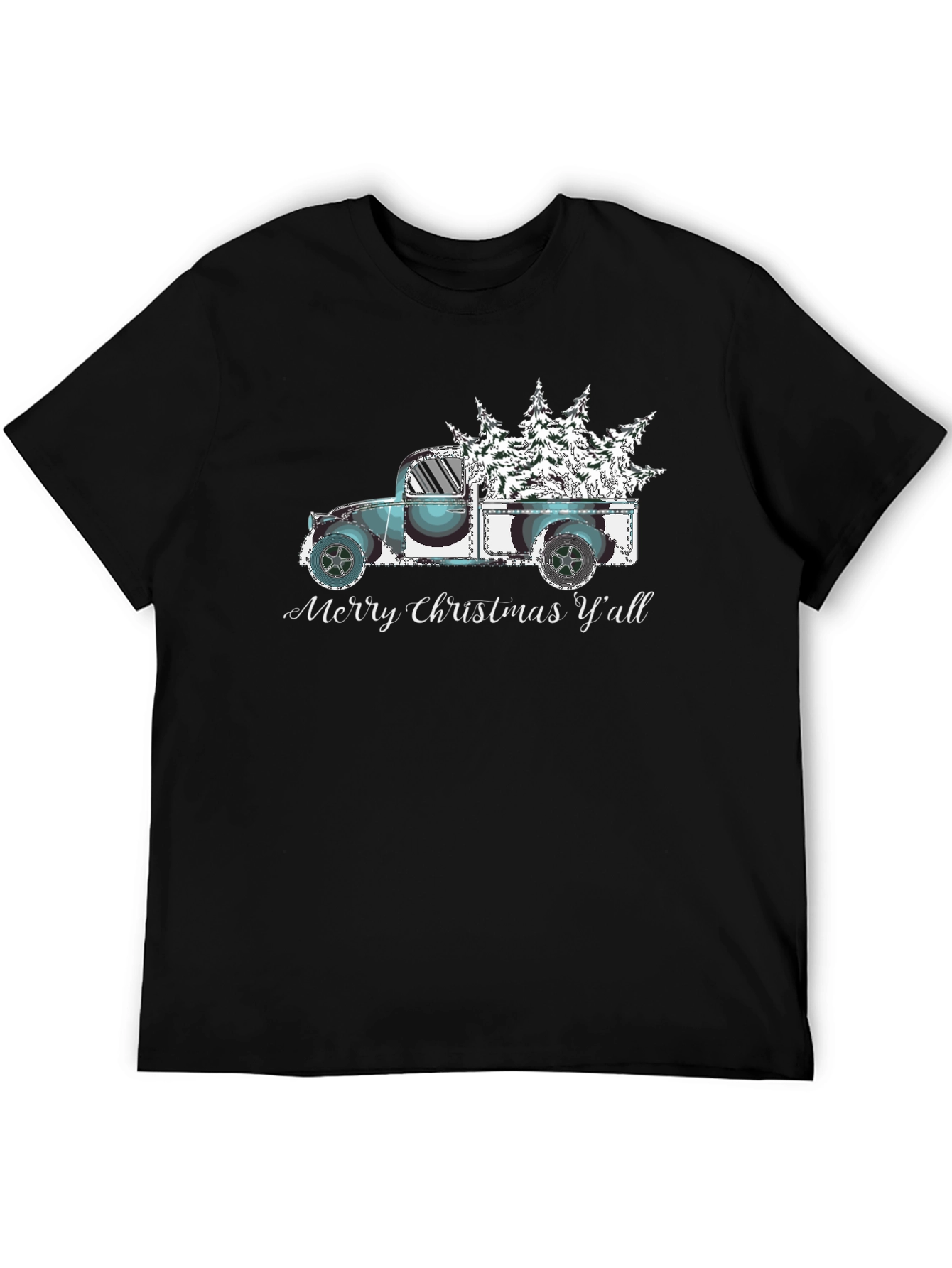Merry Christmas Yall Truck T-Shirt