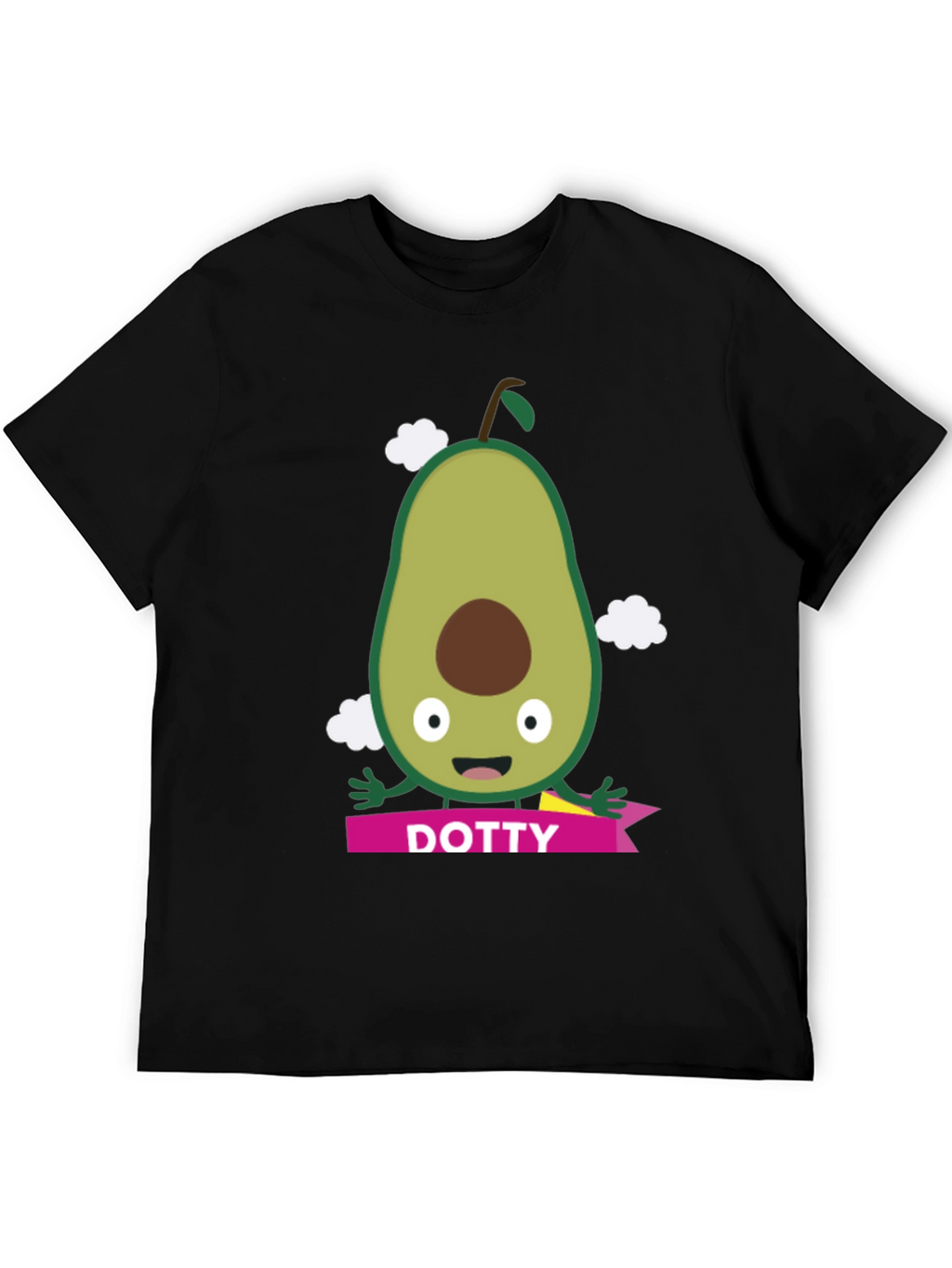 Avocado Dotty T-Shirt - Cute Cartoon Style