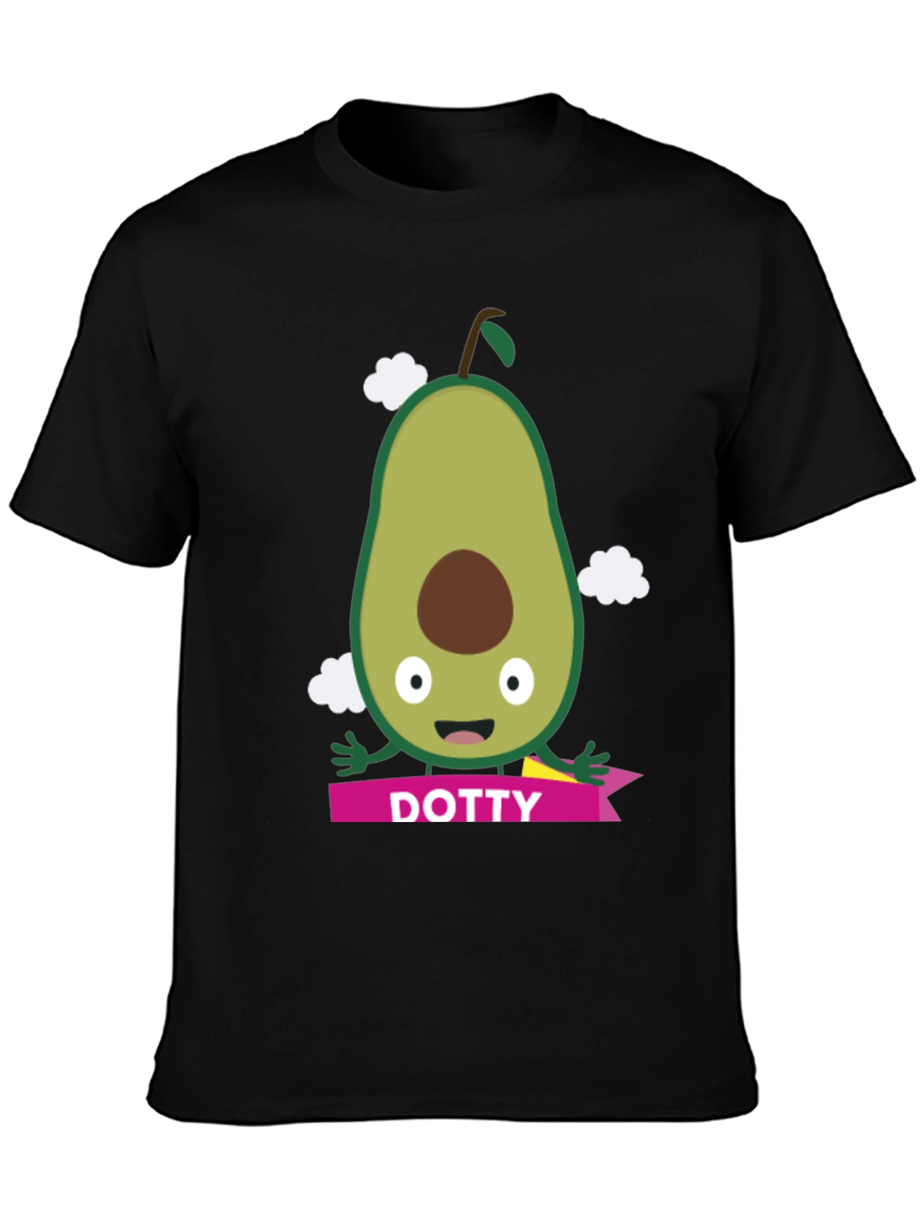 Avocado Dotty T-Shirt - Cute Cartoon Style
