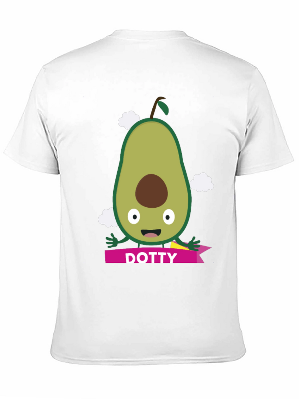 Avocado Dotty T-Shirt - Cute Cartoon Style
